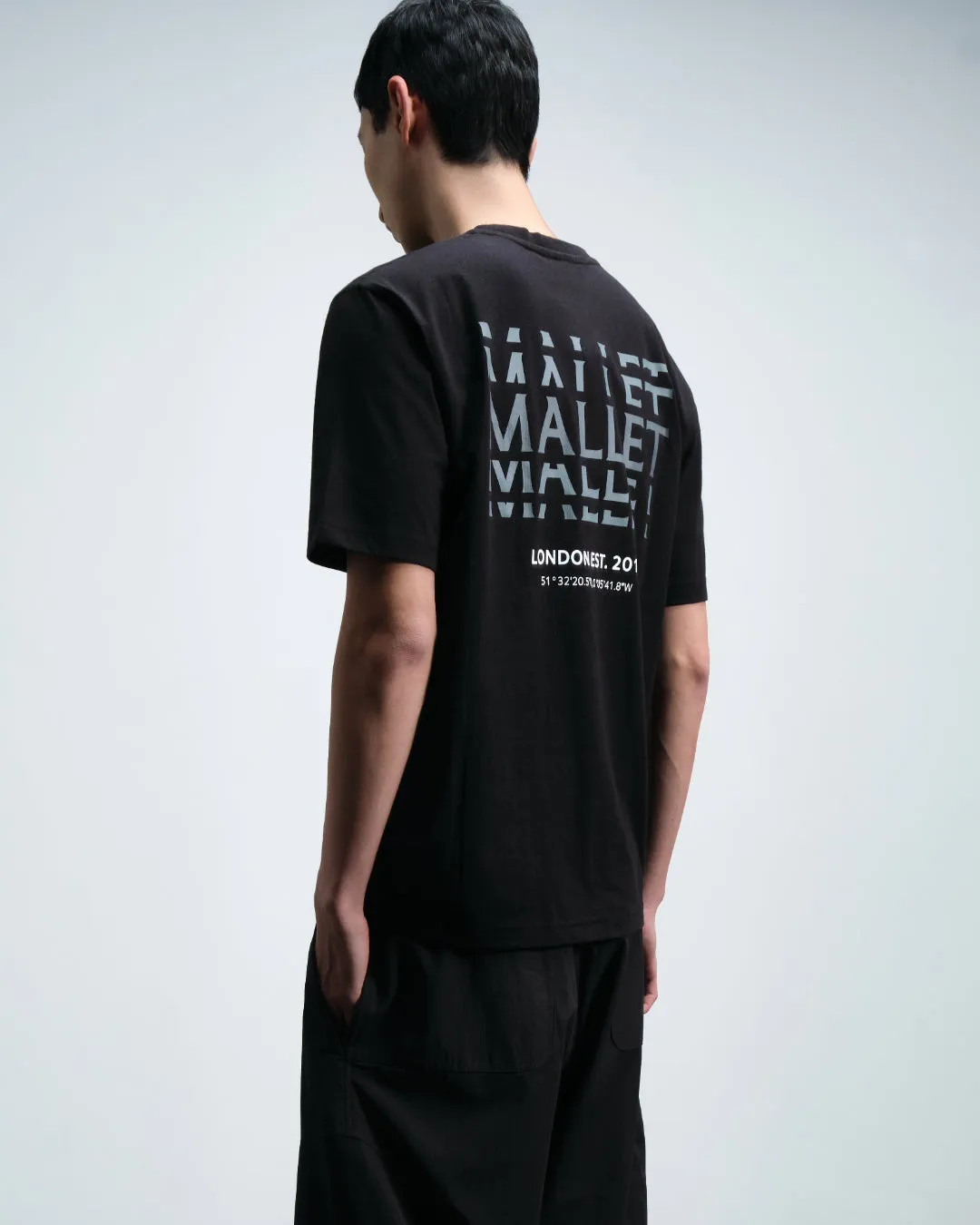 Strobe Tee Black White Organic sold by Mallet product image thumbnail 3