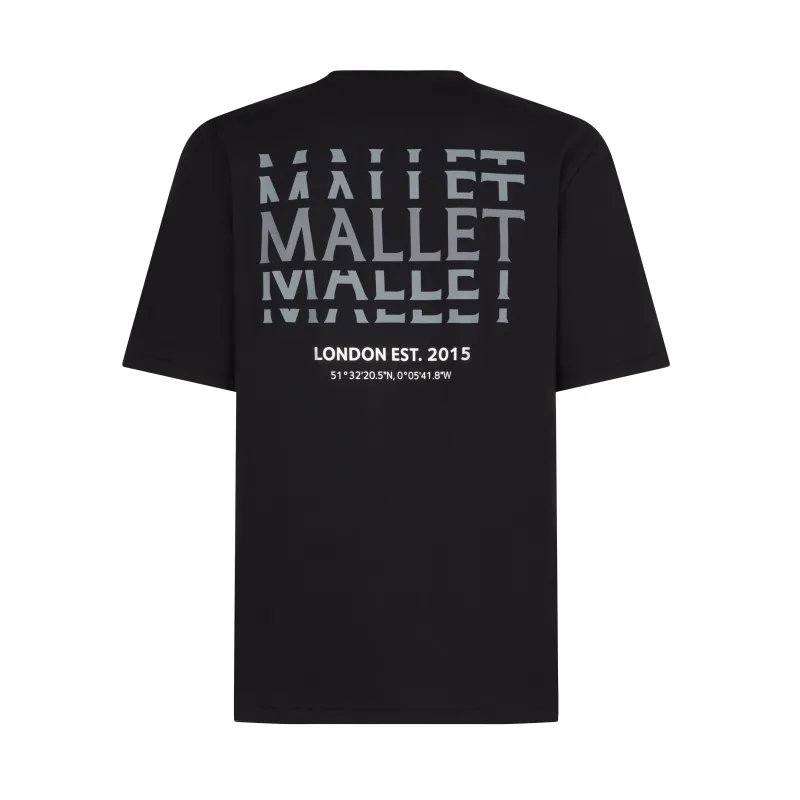 Strobe Tee Black White Organic sold by Mallet