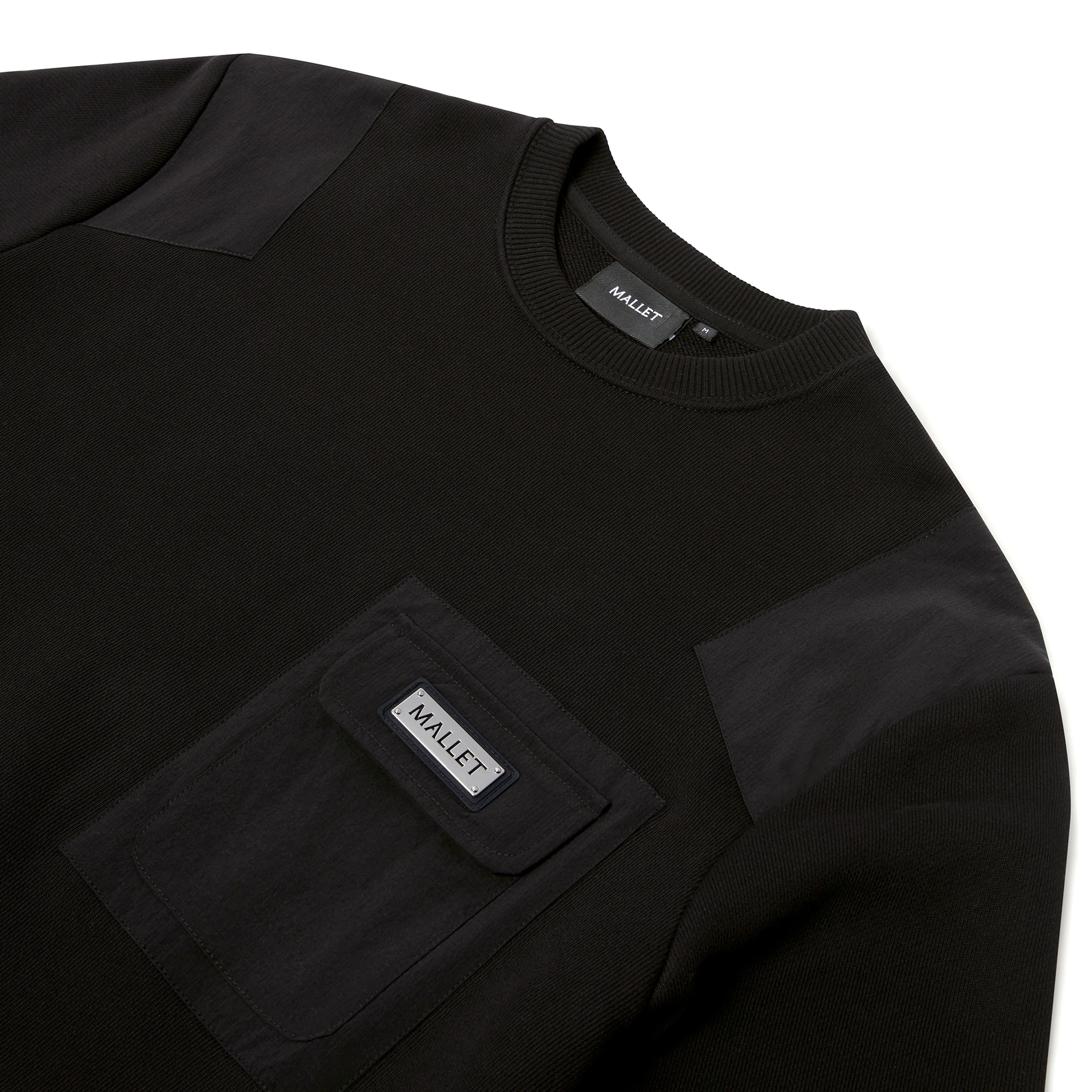 Nylon Patch Crew Black sold by Mallet product image thumbnail 2