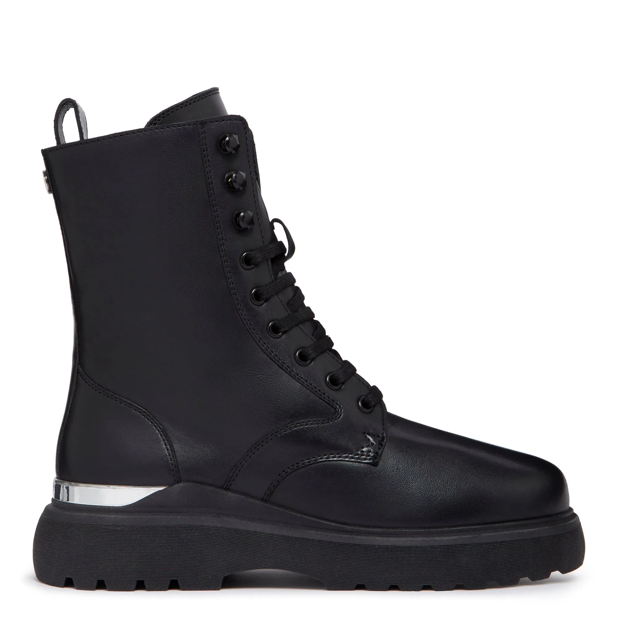 Maddox Lace Up Boot Black Womens sold by Mallet
