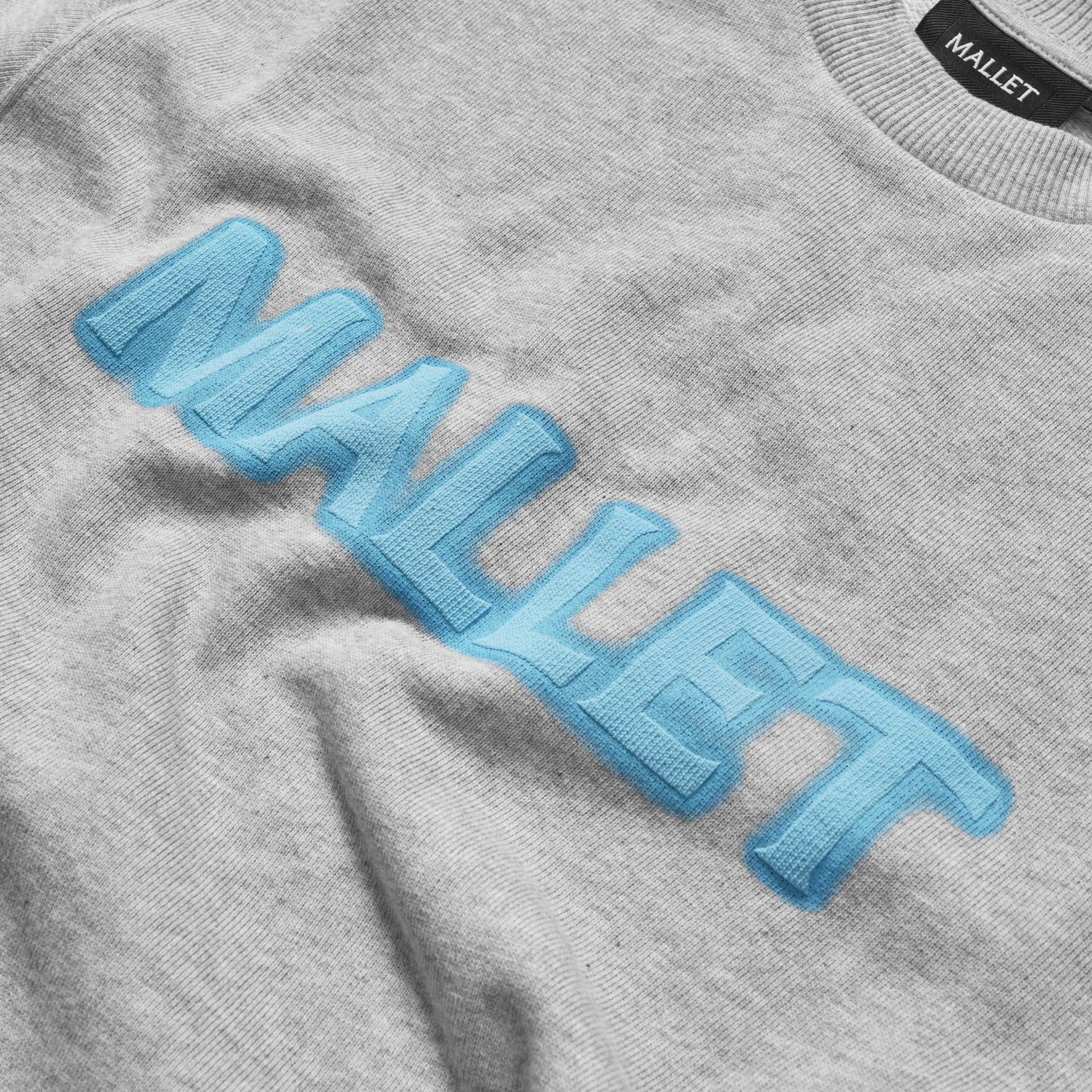Spray Logo Crewneck Organic Heather Blue sold by Mallet product image thumbnail 2