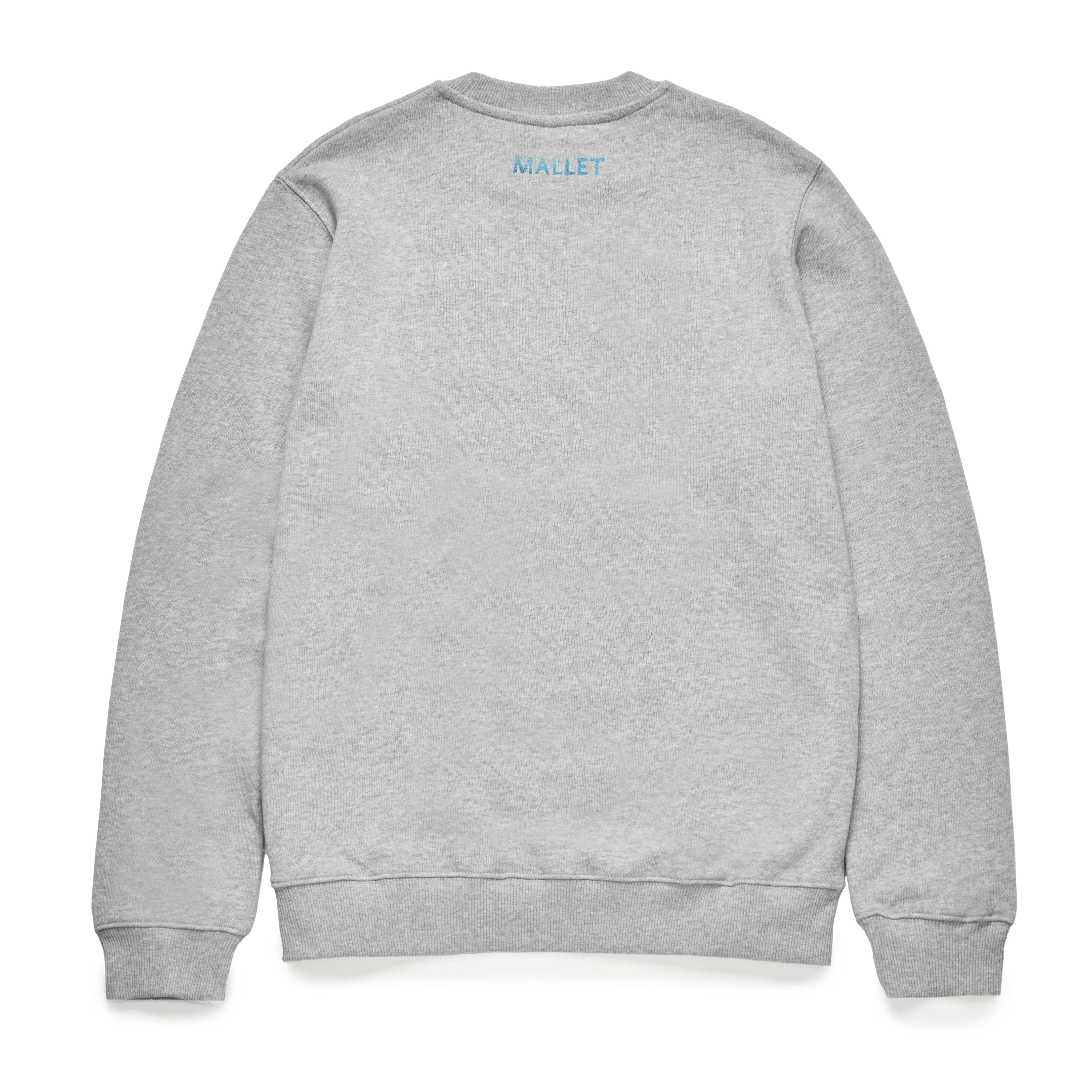 Spray Logo Crewneck Organic Heather Blue sold by Mallet product image thumbnail 3
