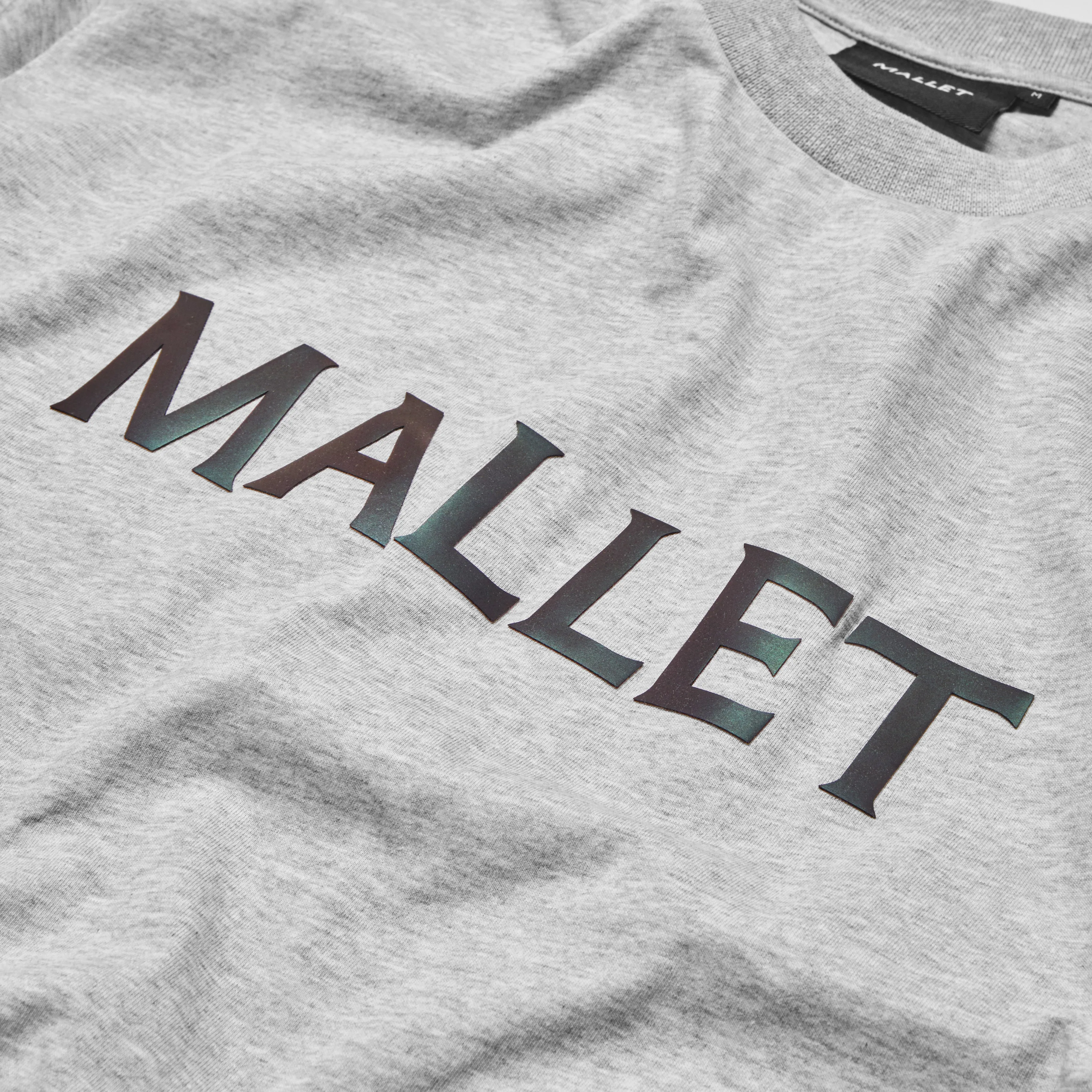 Iridescent Logo Tee Organic Heather sold by Mallet product image thumbnail 2