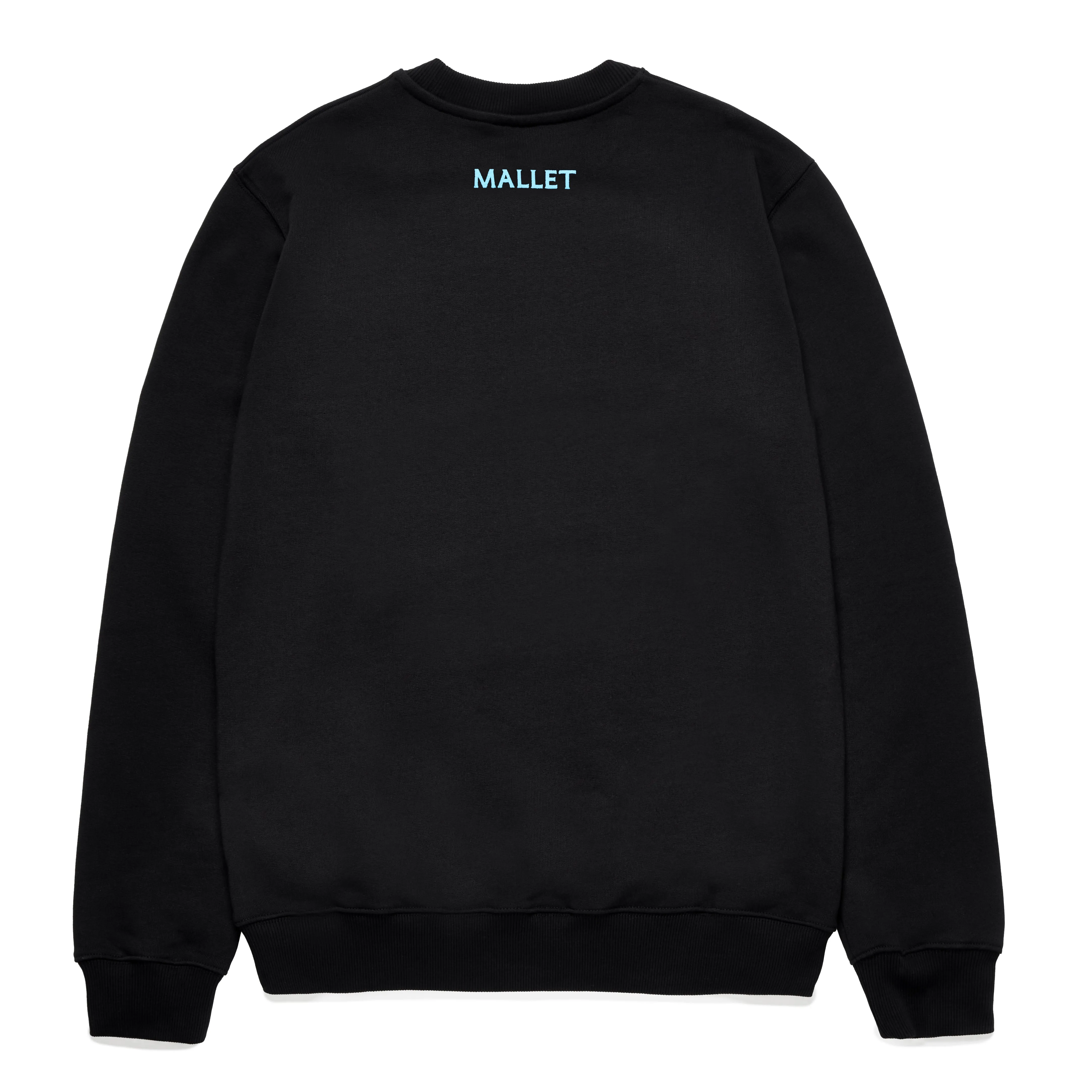 Spray Logo Crewneck Organic Black Blue sold by Mallet product image thumbnail 3
