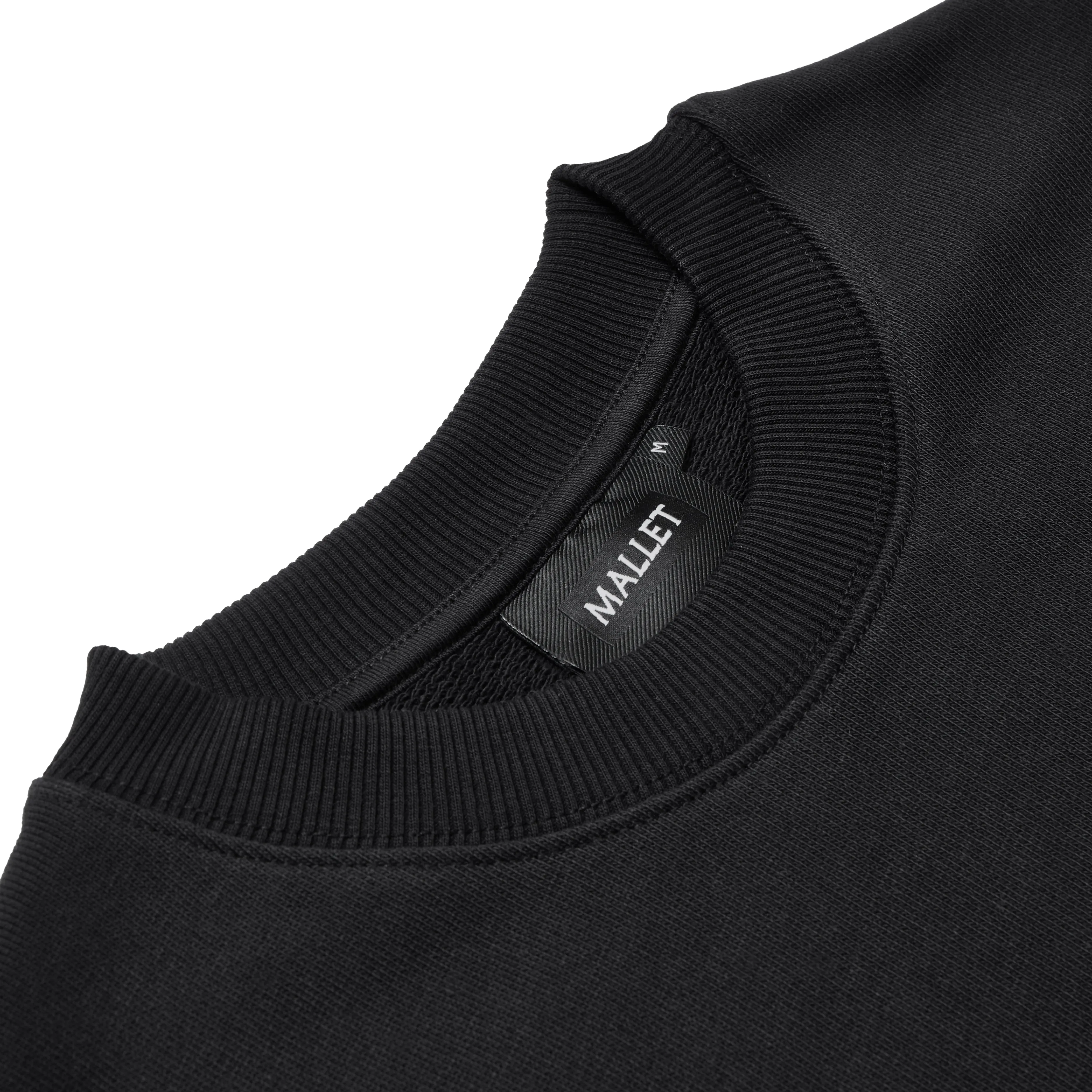 Spray Logo Crewneck Organic Black Blue sold by Mallet product image thumbnail 4