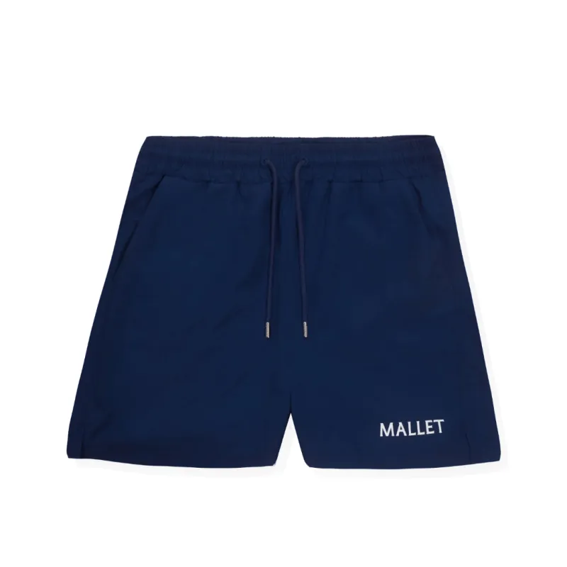 Mallet Small Logo Swim Short Navy sold by Mallet