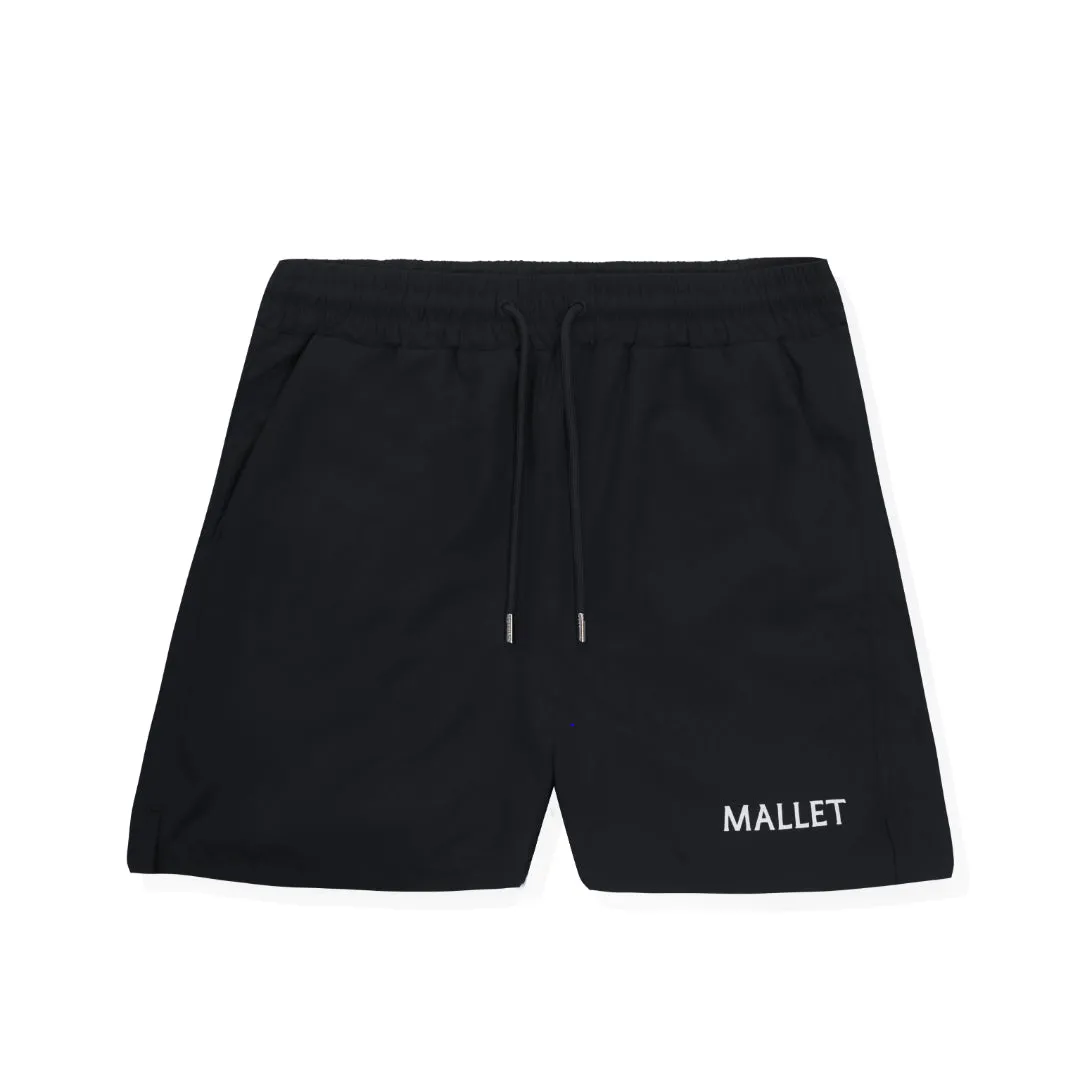 Mallet Small Logo Swim Short Black sold by Mallet