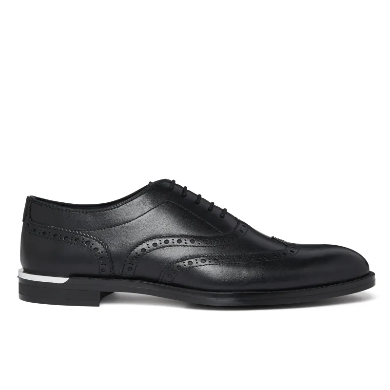 Ransford Brogue Black made by Mallet
