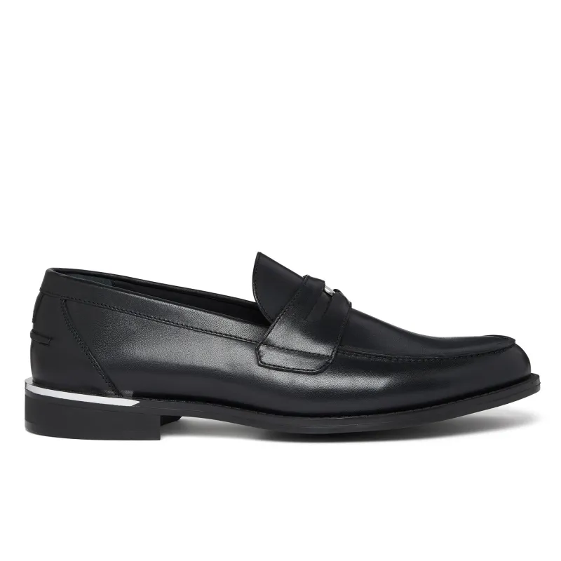 Rockwell Penny Loafer Black made by Mallet