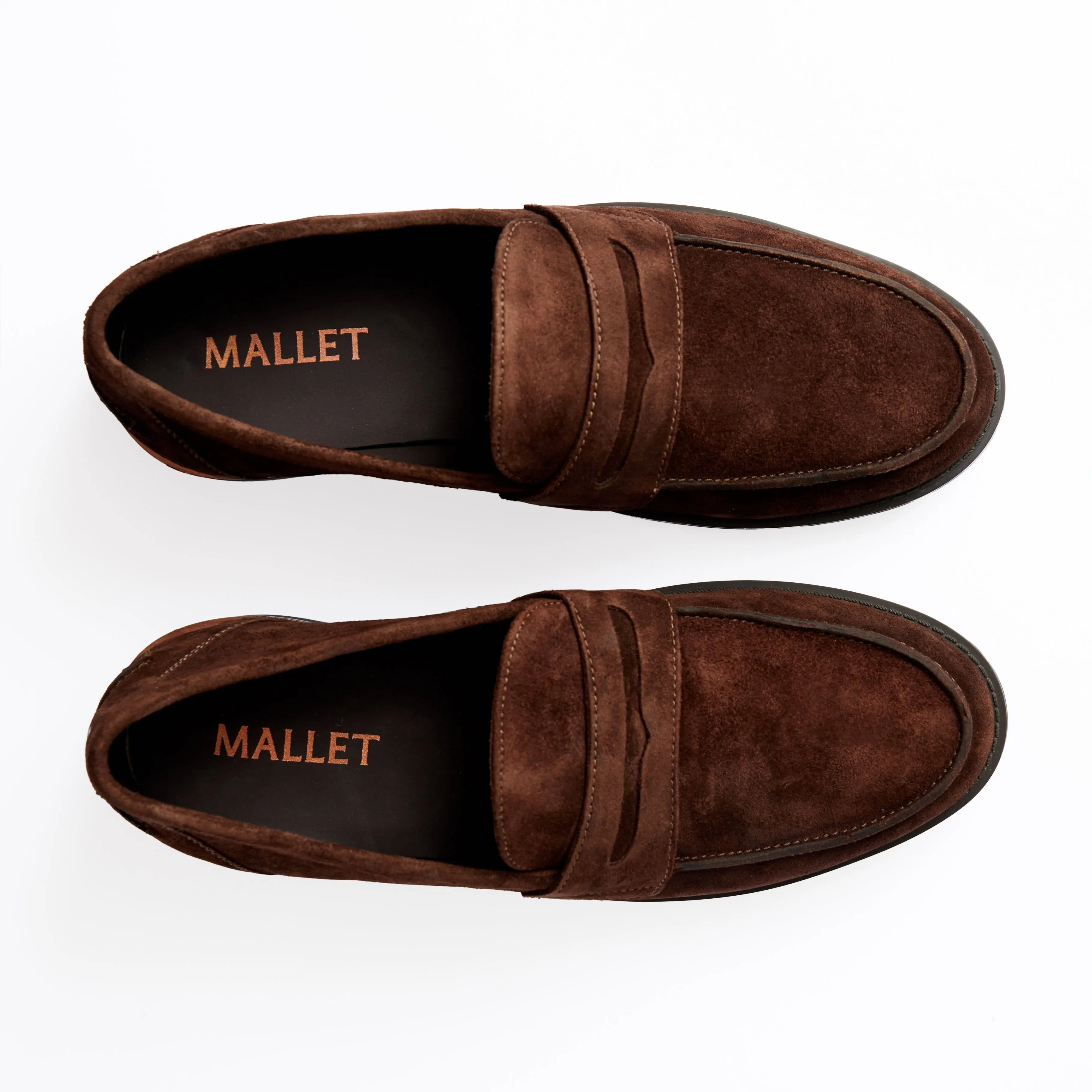 Rockwell Penny Loafer Brown Suede sold by Mallet product image thumbnail 4