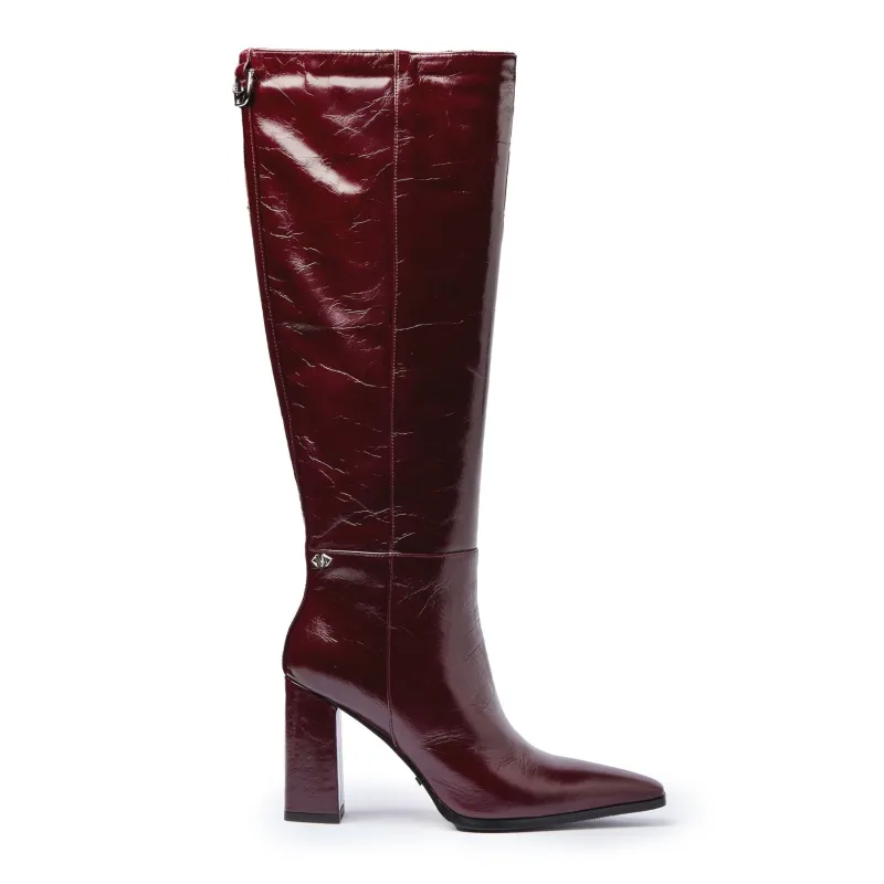 Sabelle Knee-high Boot Cranberry sold by Mallet