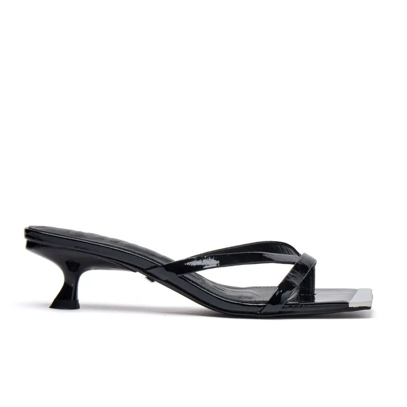 Elisa Black Patent Womens made by Mallet