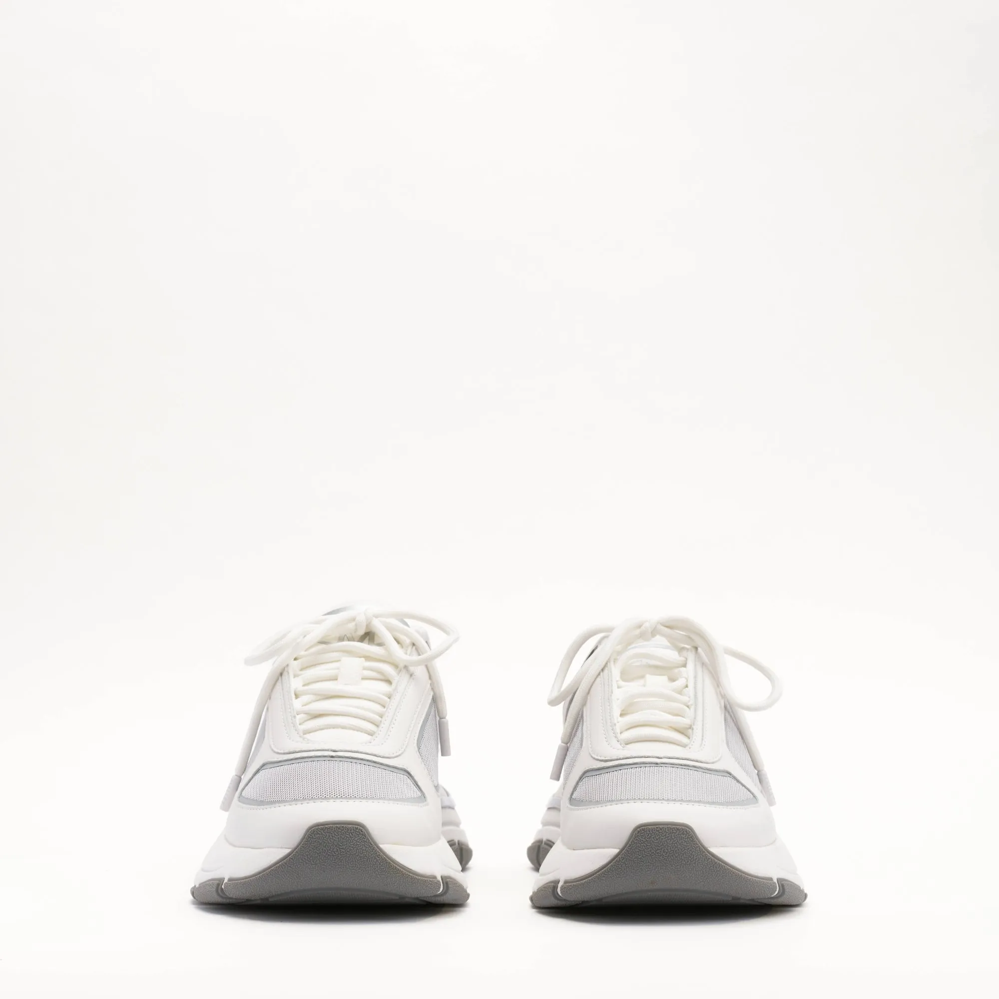 MALLET Alton Men's White Chrome Leather Sneakers sold by Mallet product image thumbnail 3