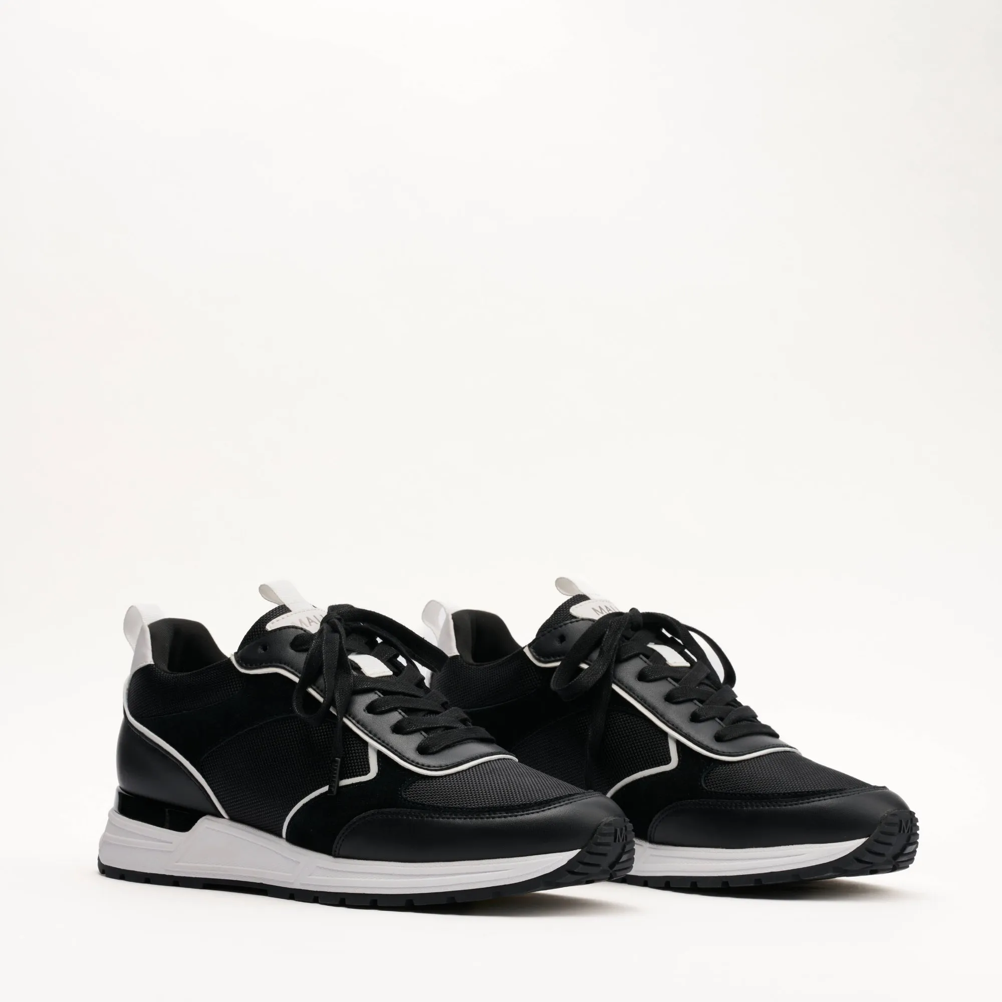 MALLET Bethnal Men's Black White Leather Sneakers sold by Mallet product image thumbnail 2
