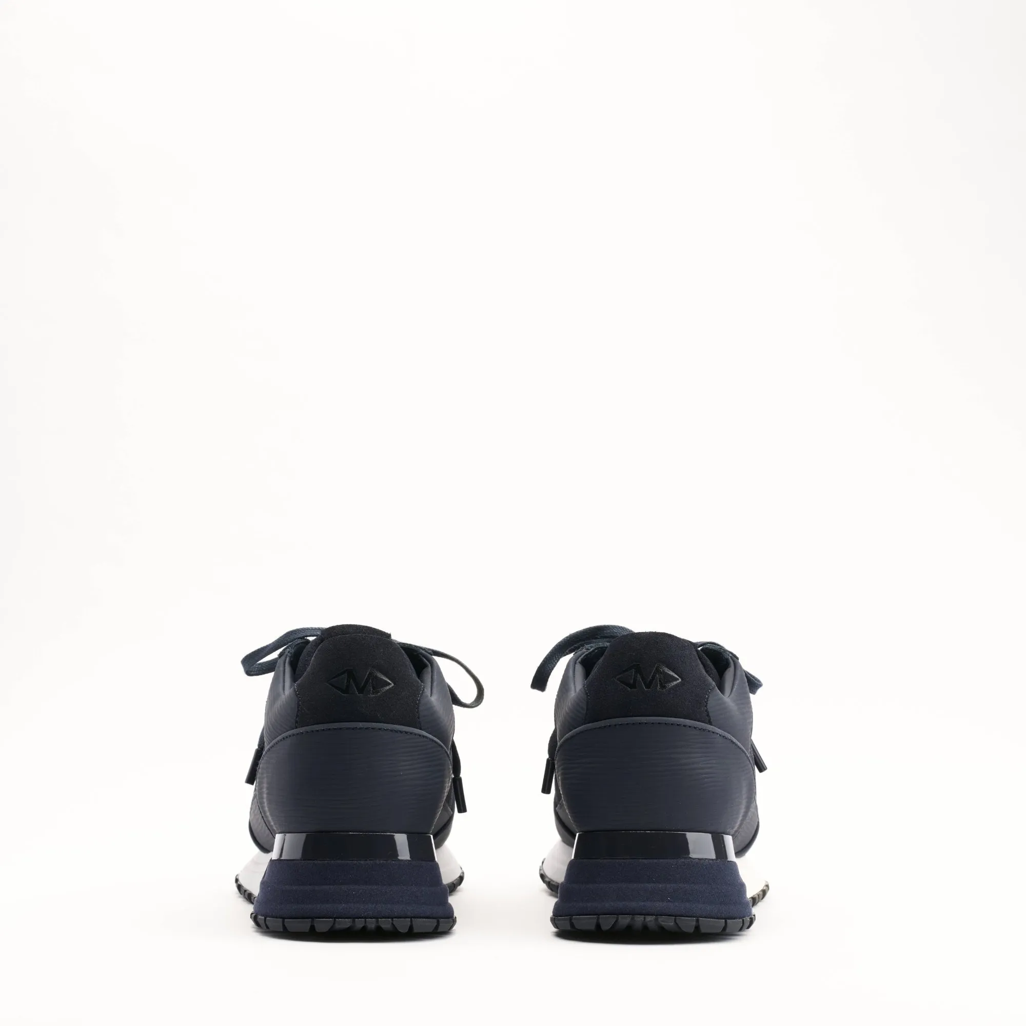MALLET Boundary Men's Navy Ripple Leather Sneakers sold by Mallet product image thumbnail 4
