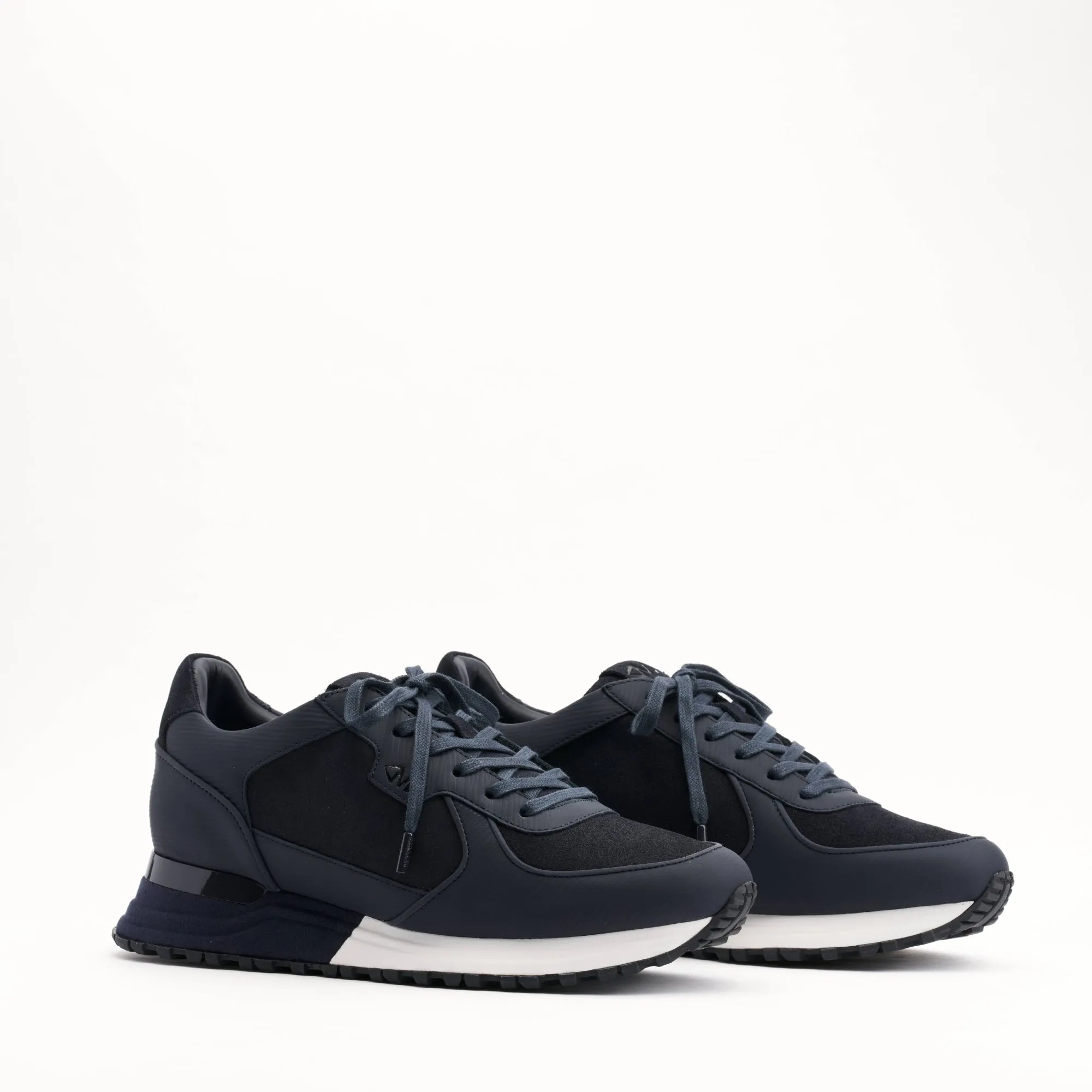 MALLET Boundary Men's Navy Ripple Leather Sneakers sold by Mallet product image thumbnail 2