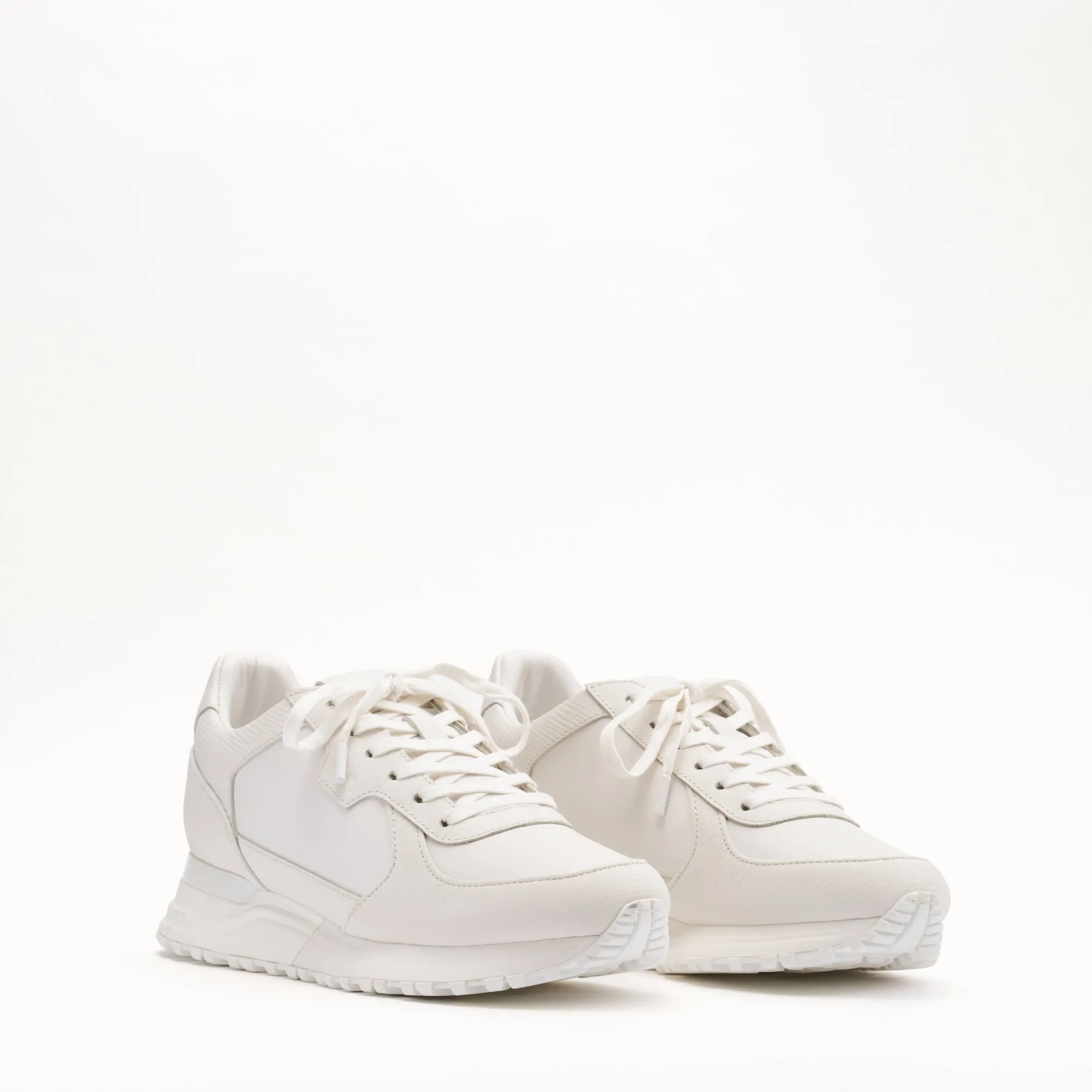 MALLET Boundary Men's White Ripple Leather Sneakers sold by Mallet product image thumbnail 2