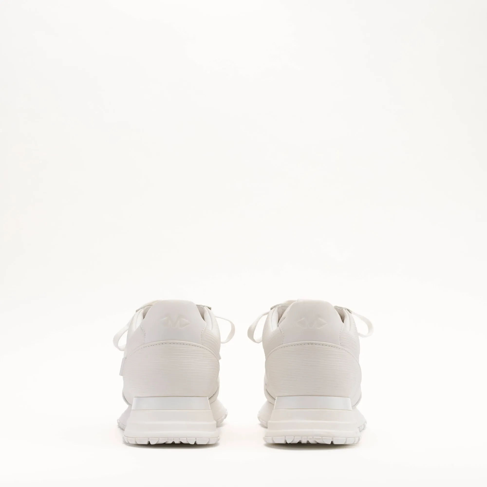 MALLET Boundary Men's White Ripple Leather Sneakers sold by Mallet product image thumbnail 4