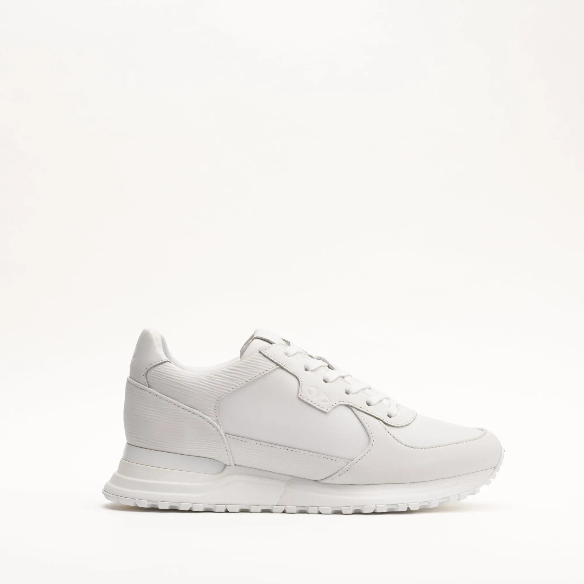 MALLET Boundary Men's White Ripple Leather Sneakers sold by Mallet