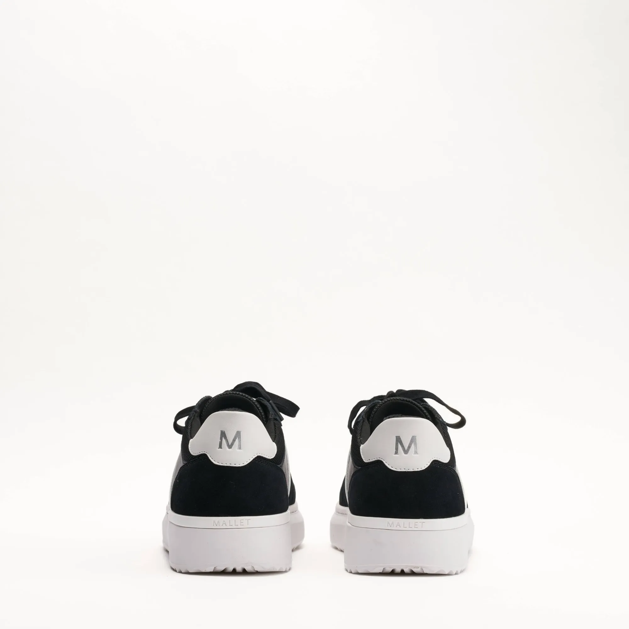 MALLET Hoxton Lite Men's Black White Leather Sneakers sold by Mallet product image thumbnail 4