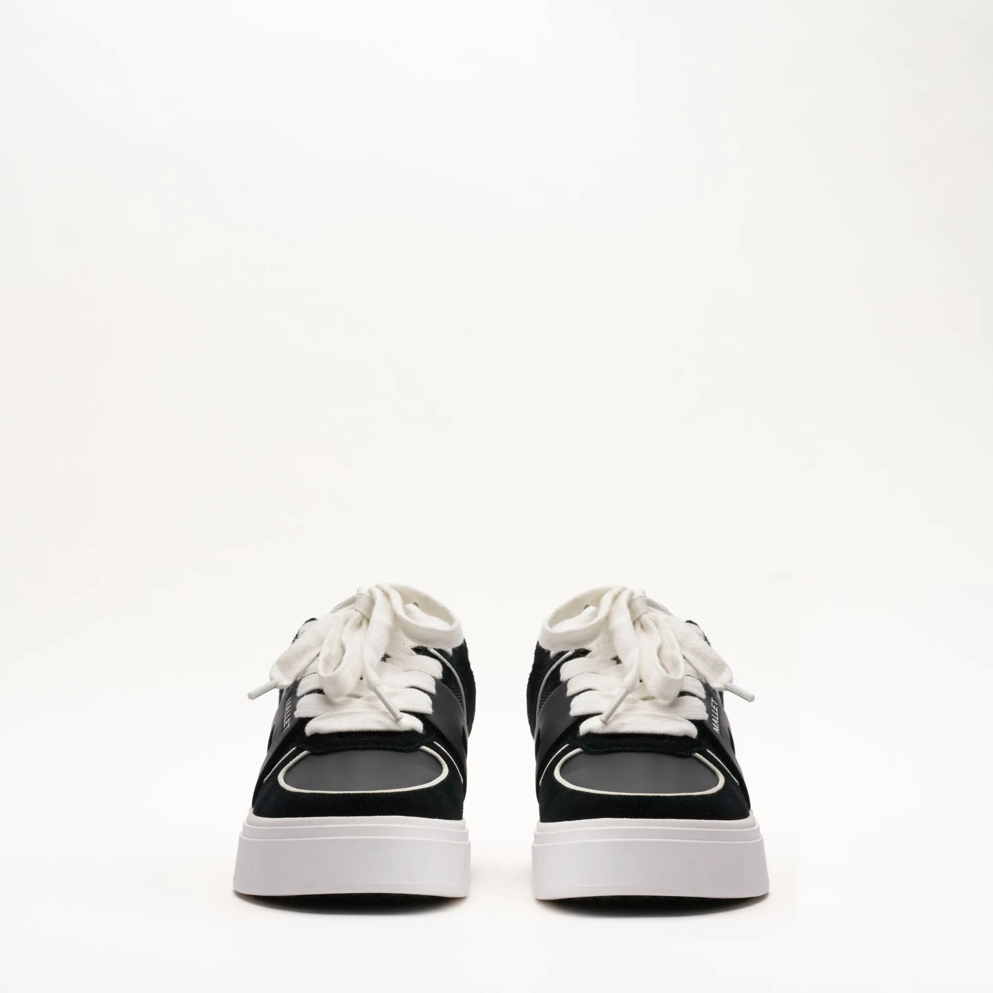 MALLET Fenchurch Men's Black White Leather Sneakers sold by Mallet product image thumbnail 3