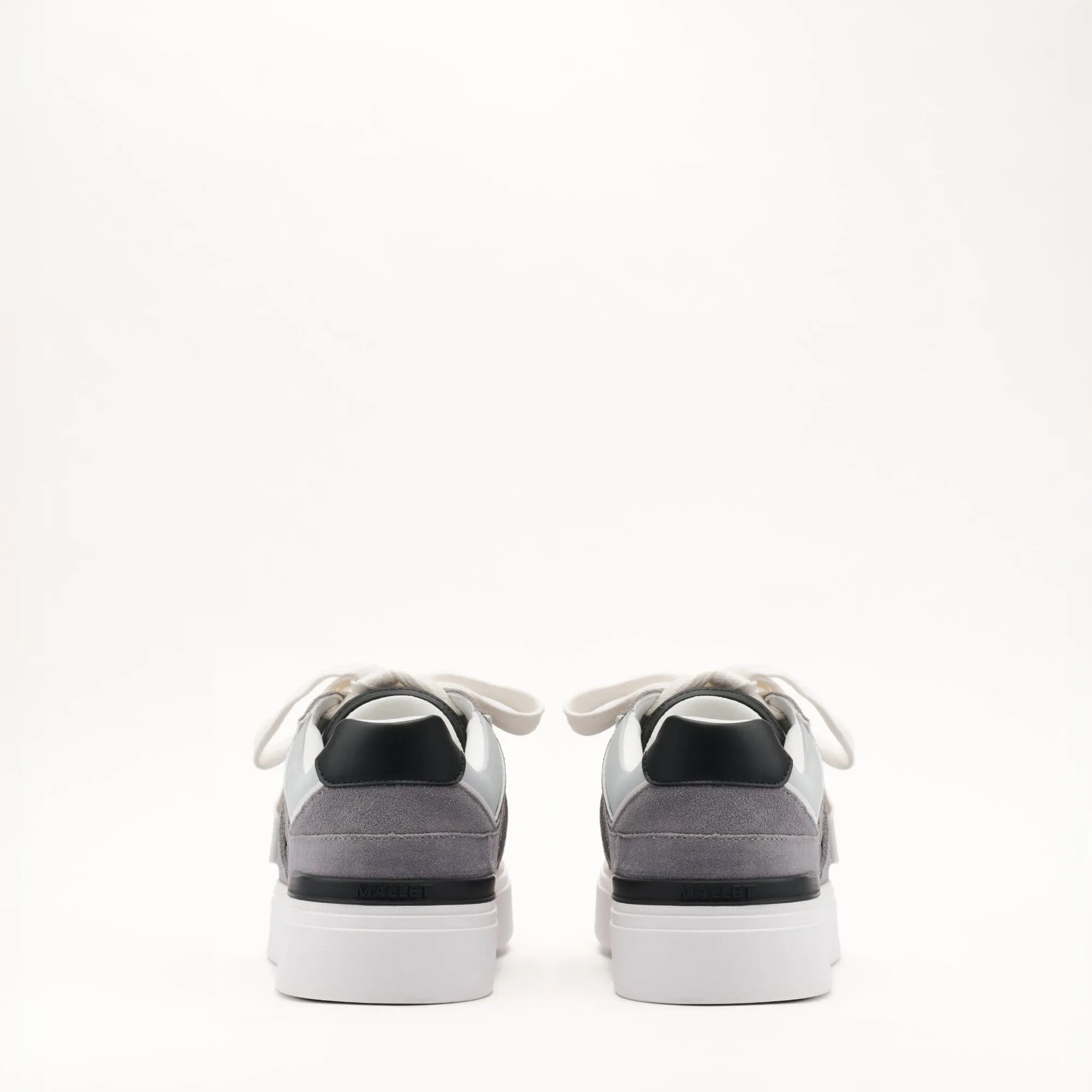 MALLET Fenchurch Men's Grey Black Leather Sneakers sold by Mallet product image thumbnail 4
