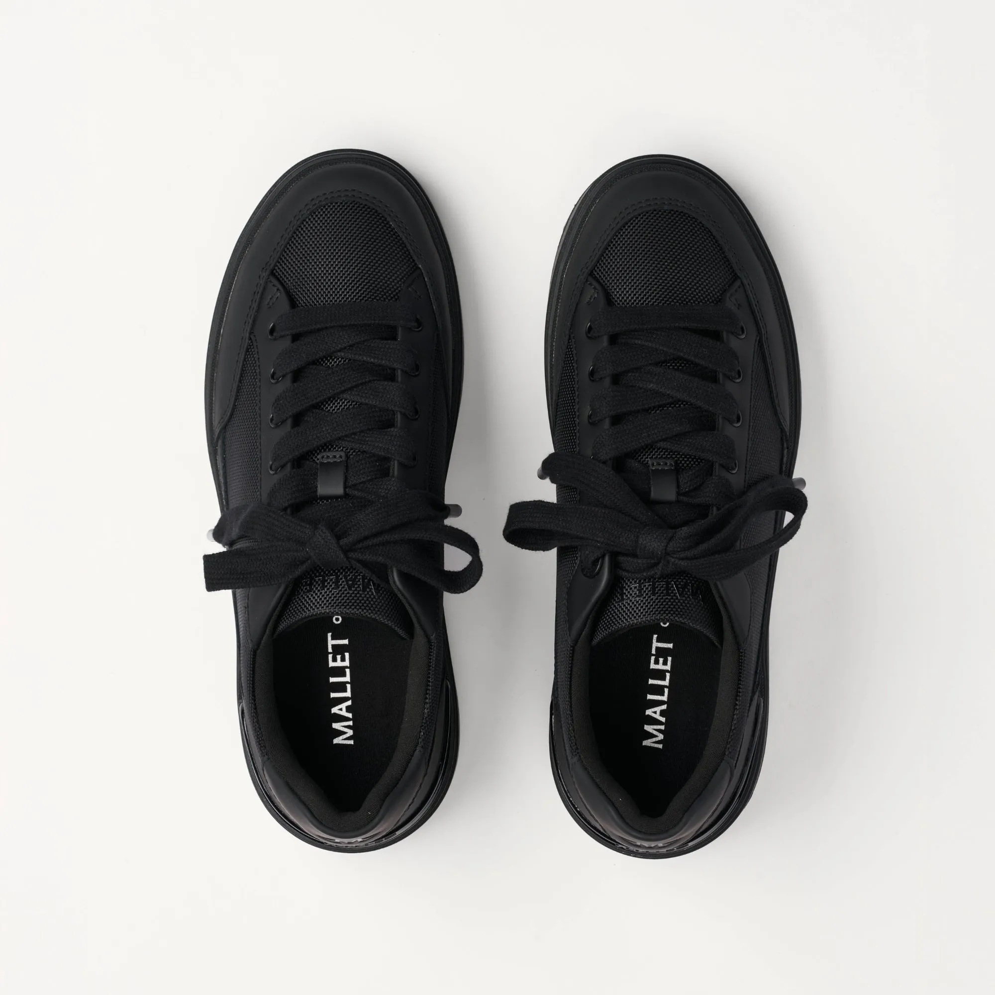 MALLET Lansbury Men's Black Leather & Nylon Sneakers sold by Mallet product image thumbnail 5