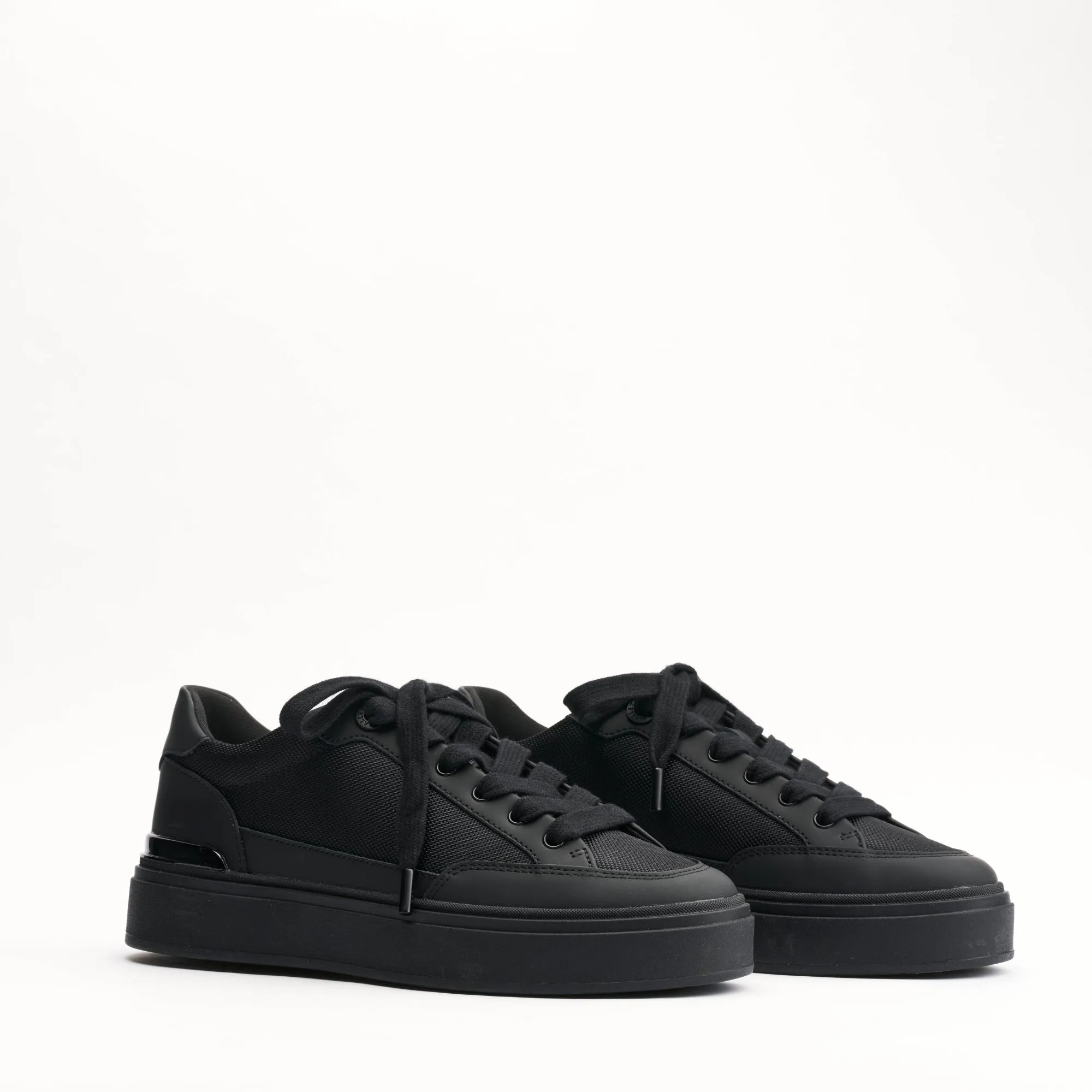 MALLET Lansbury Men's Black Leather & Nylon Sneakers sold by Mallet product image thumbnail 2