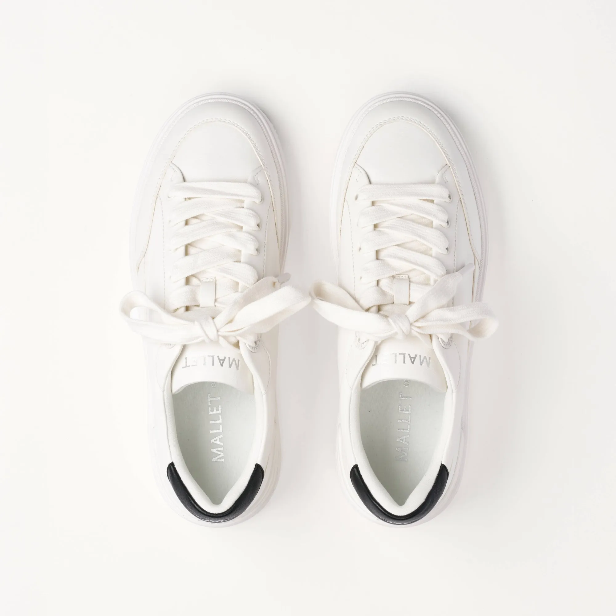 MALLET Lansbury Men's White Nappa Leather Sneakers sold by Mallet product image thumbnail 5