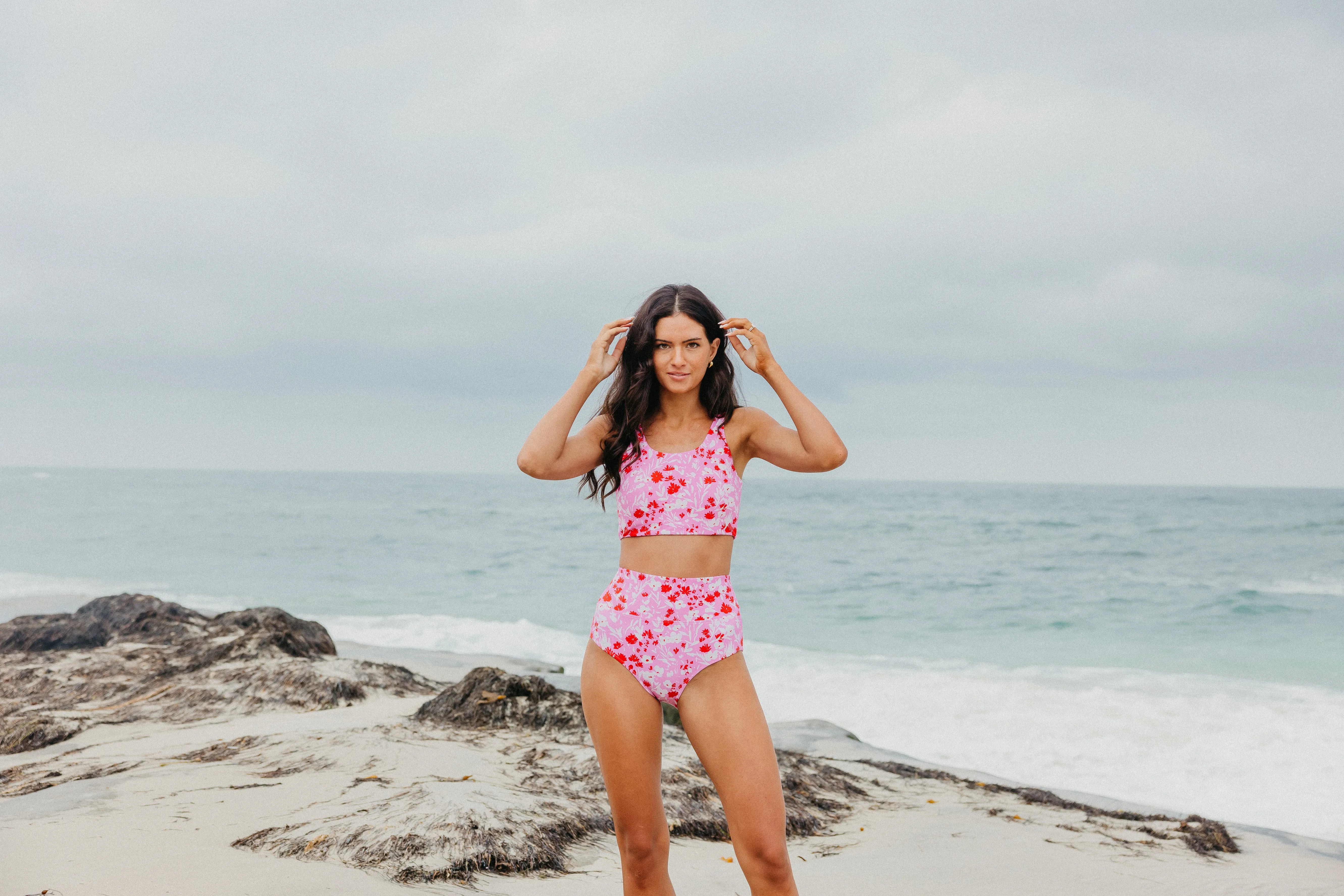 Oasis Bikini Top - Pink Floral sold by Maven Thread product image thumbnail 5