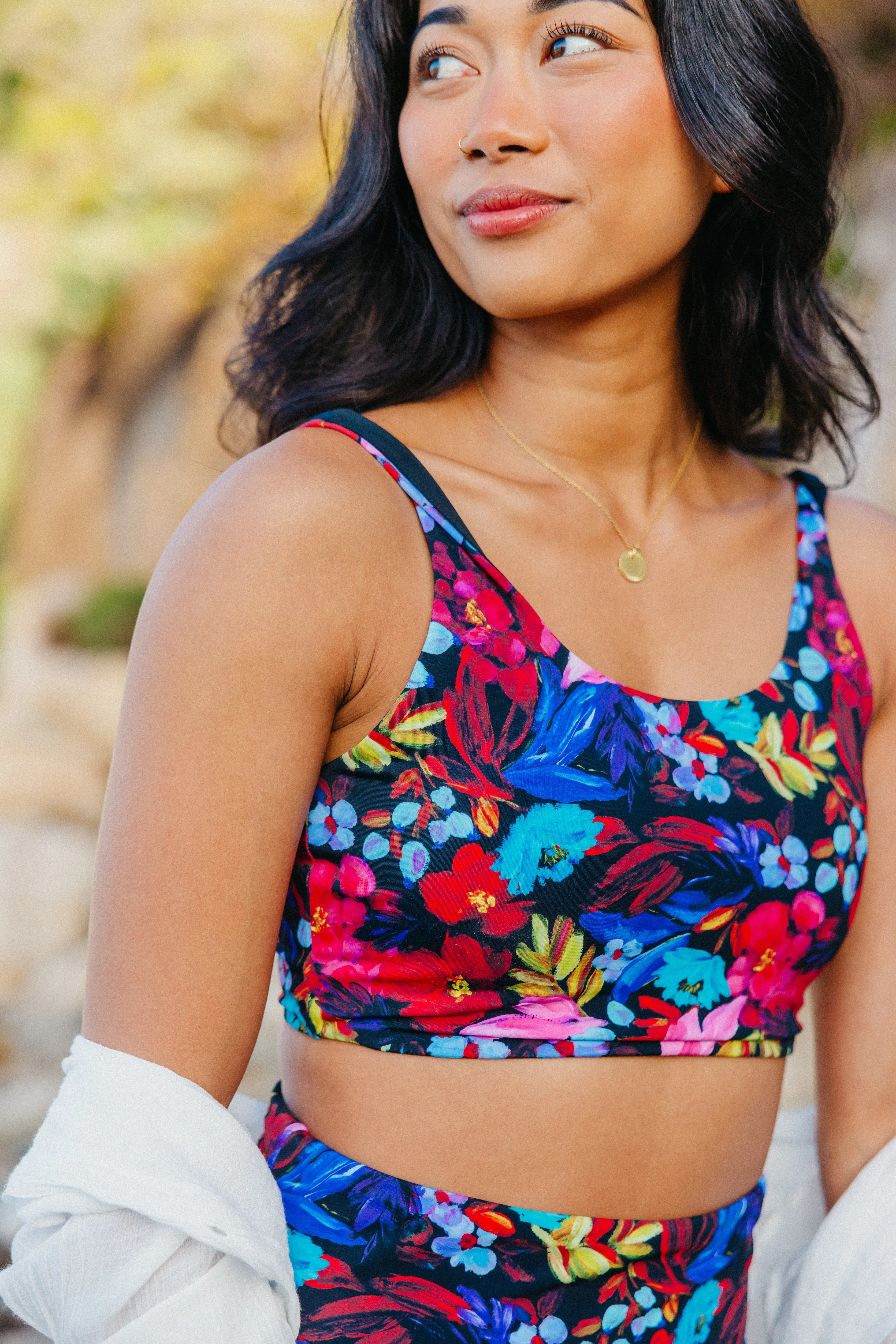 Oasis Bikini Top - Midnight Floral sold by Maven Thread product image thumbnail 5