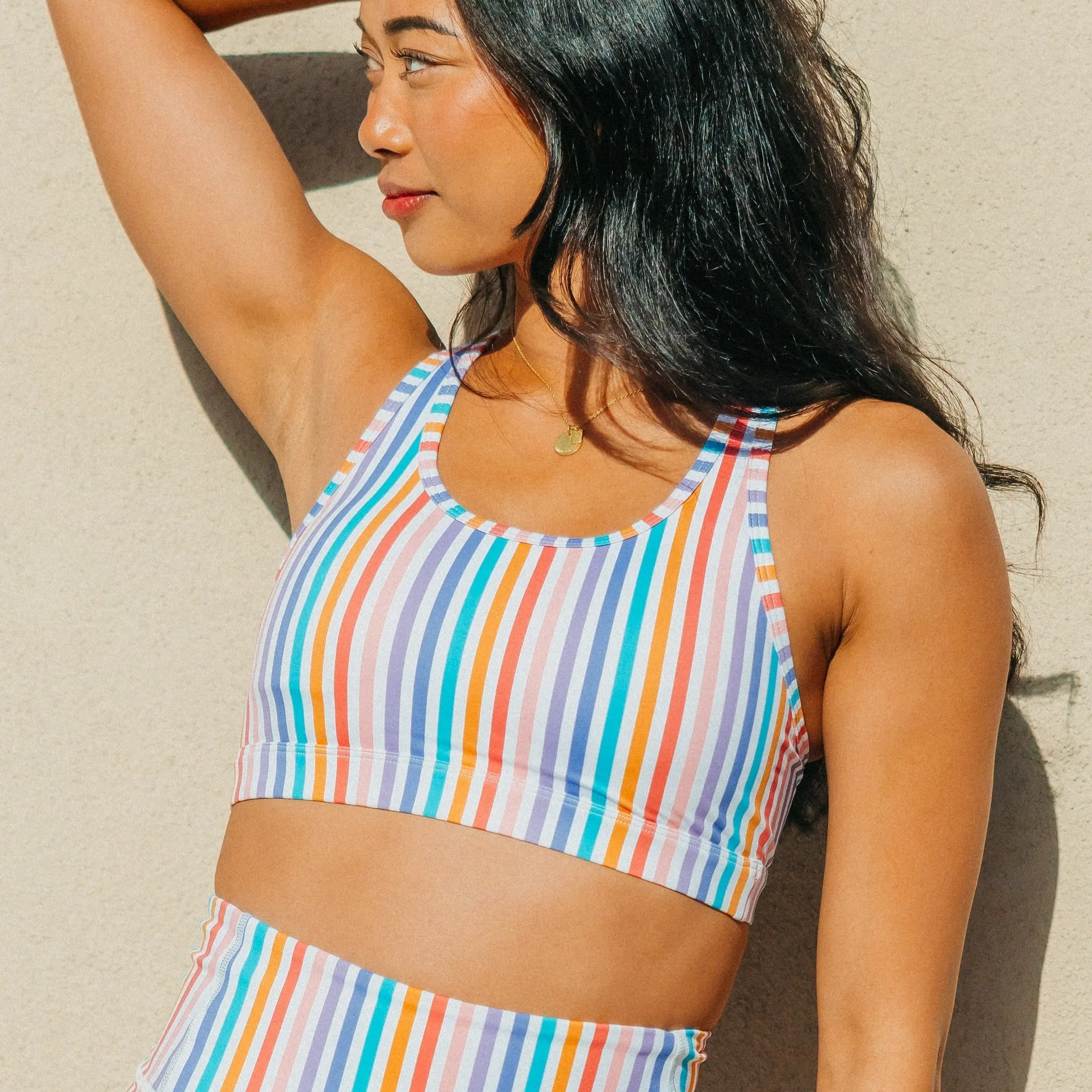 Power Sports Bra - Funfetti | MT SPORT sold by Maven Thread