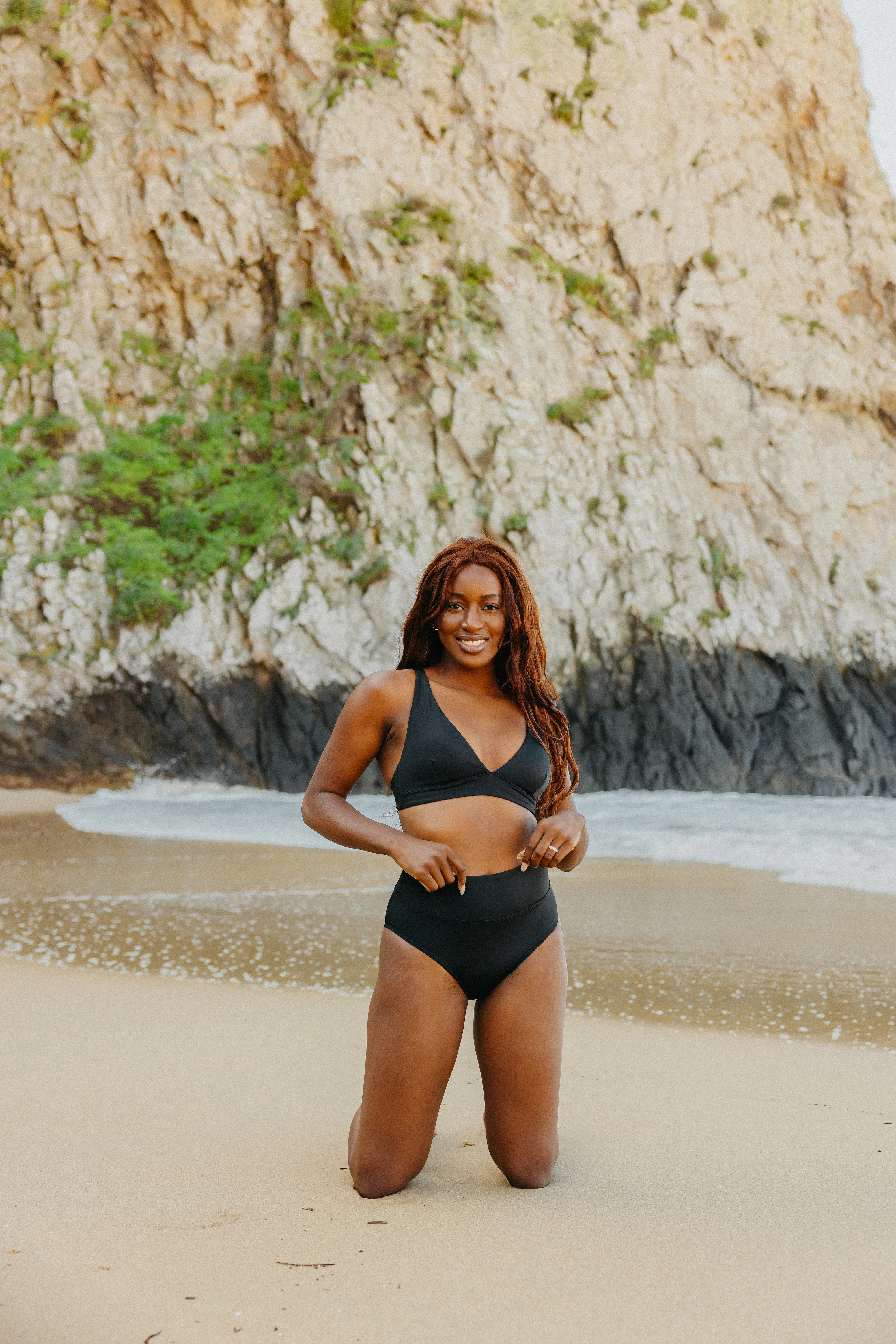 Plunge Bikini Top - Black sold by Maven Thread product image thumbnail 3