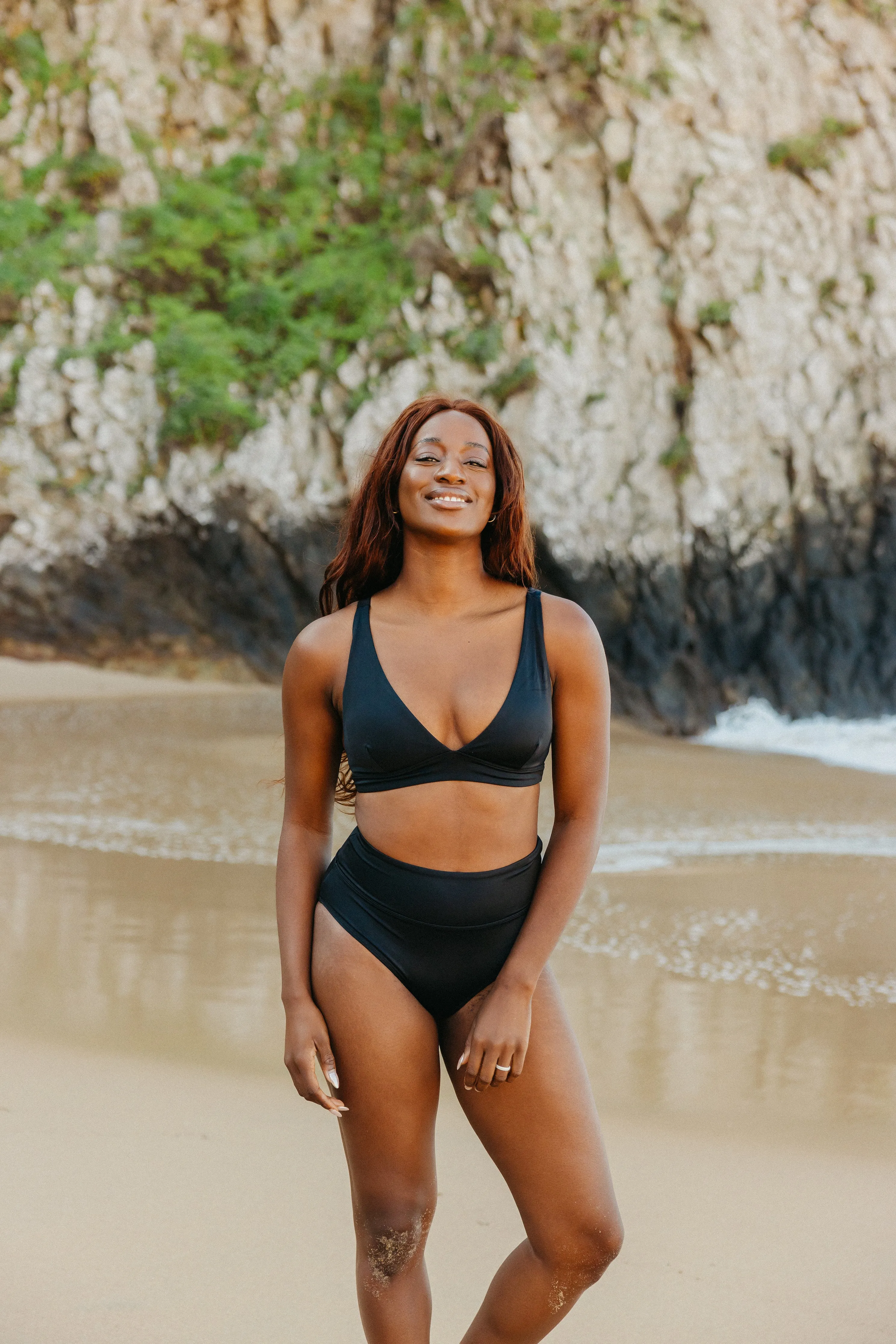 Plunge Bikini Top - Black sold by Maven Thread product image thumbnail 5