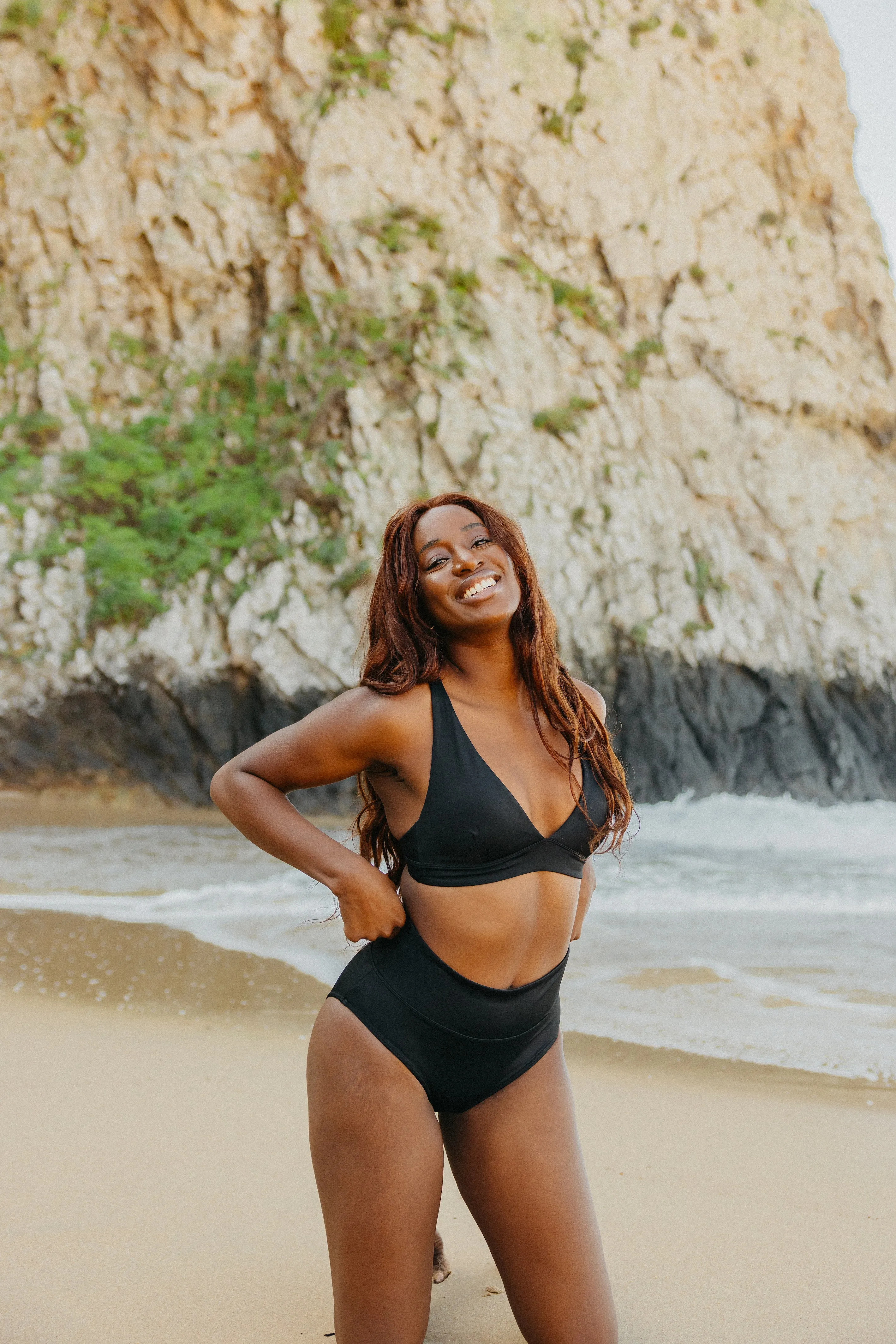 Plunge Bikini Top - Black sold by Maven Thread product image thumbnail 4