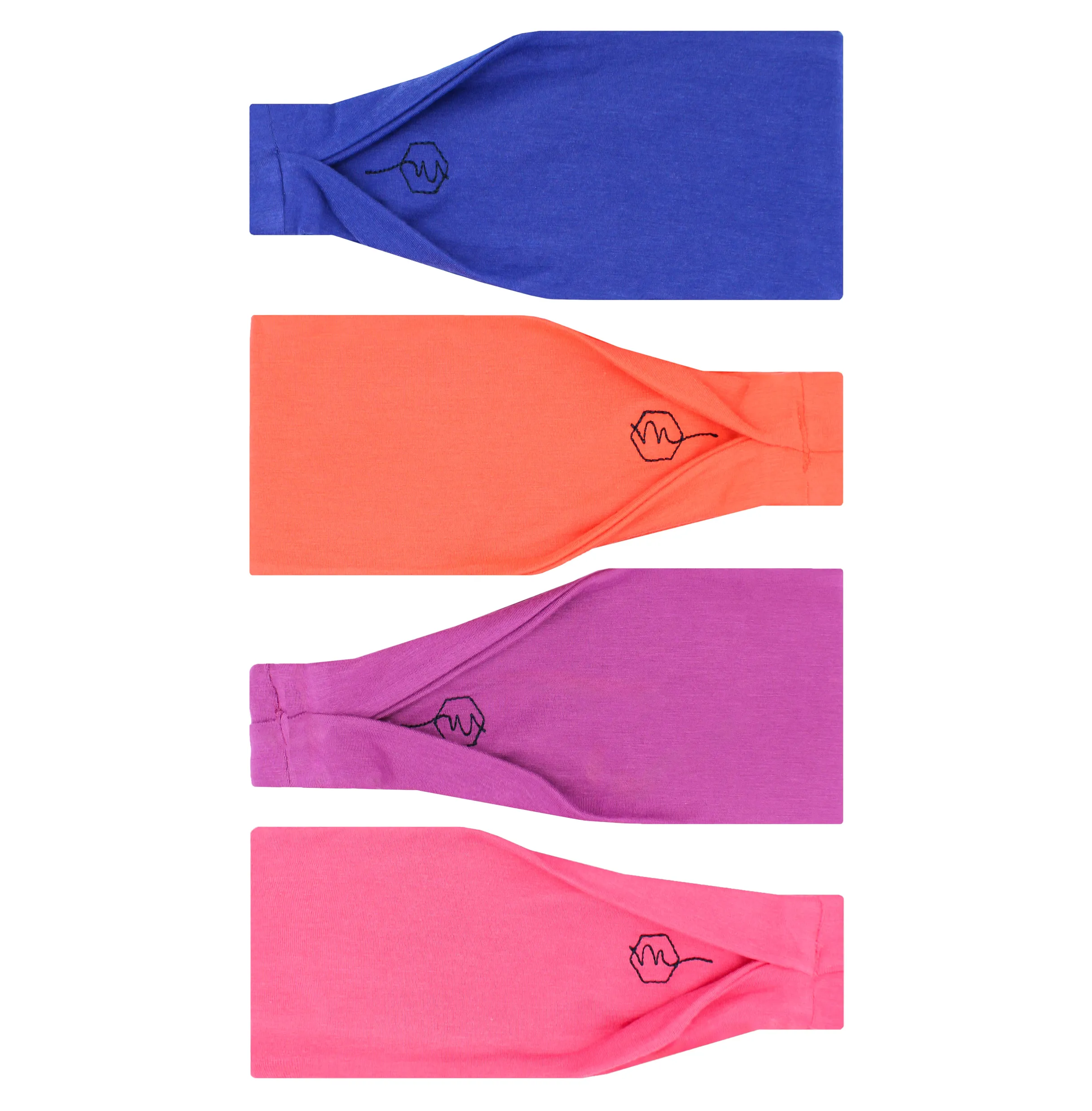 BOLD BASICS - 4'' Headband 4-pack sold by Maven Thread