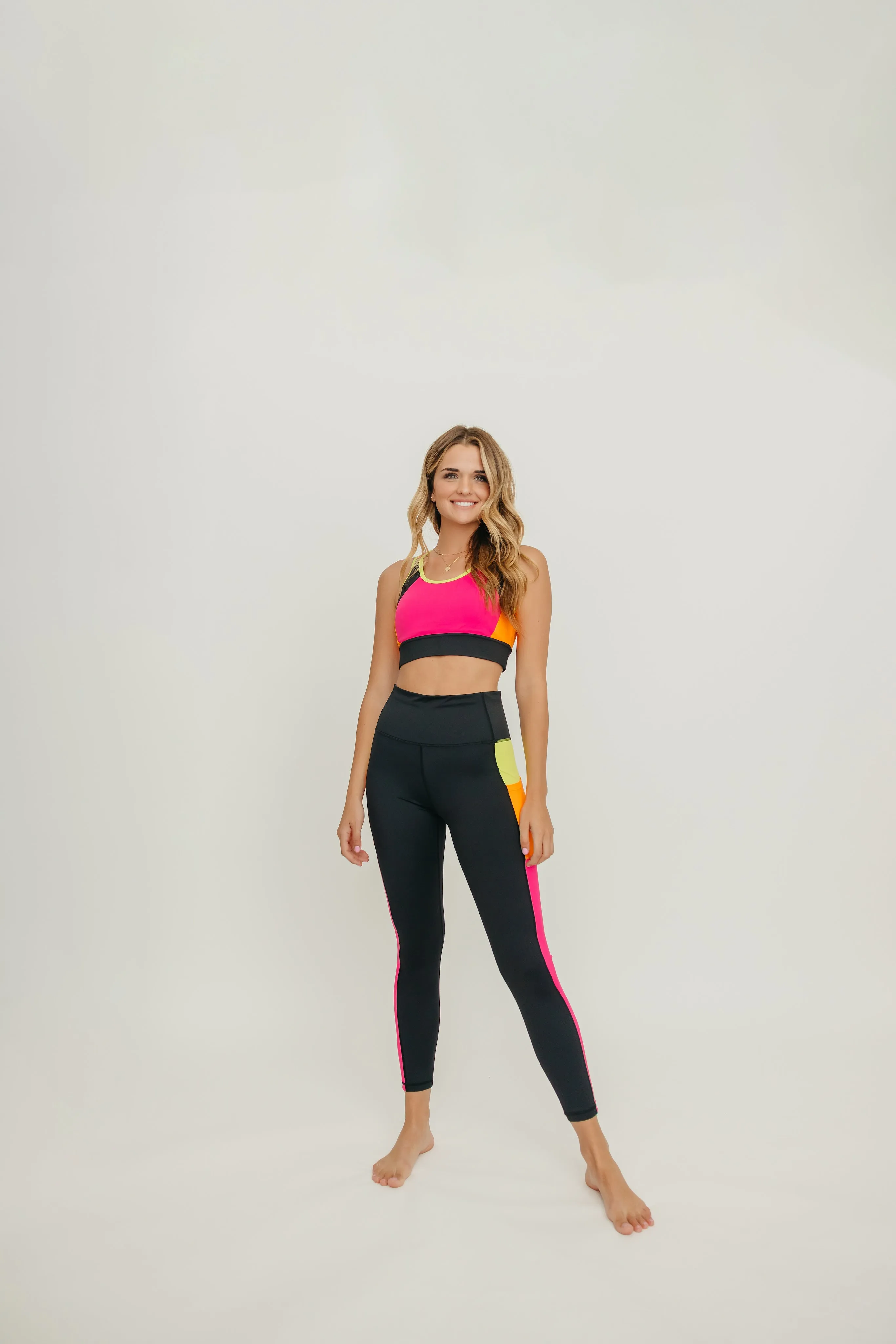 Inspire Leggings - Neon Colorblock | MT SPORT sold by Maven Thread product image thumbnail 5