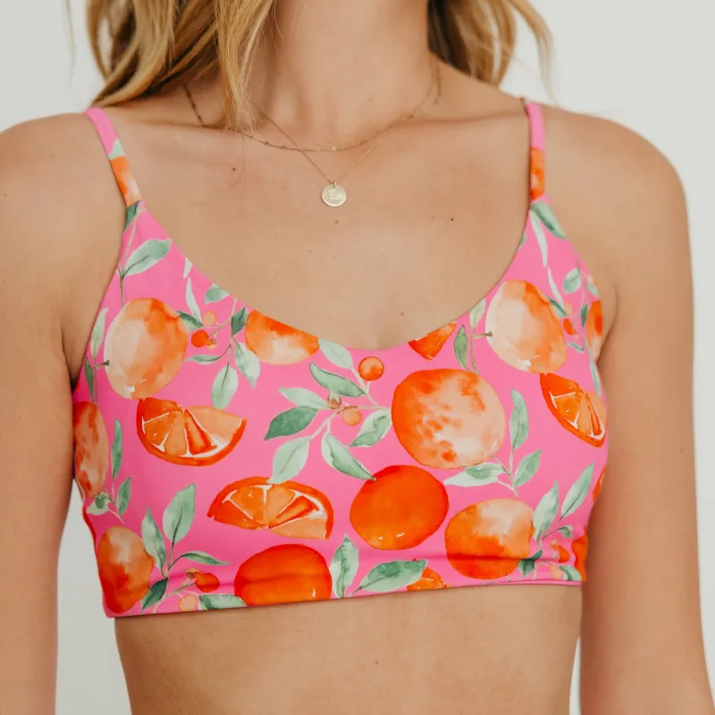 Sunkissed Bikini Top - Tangerine sold by Maven Thread