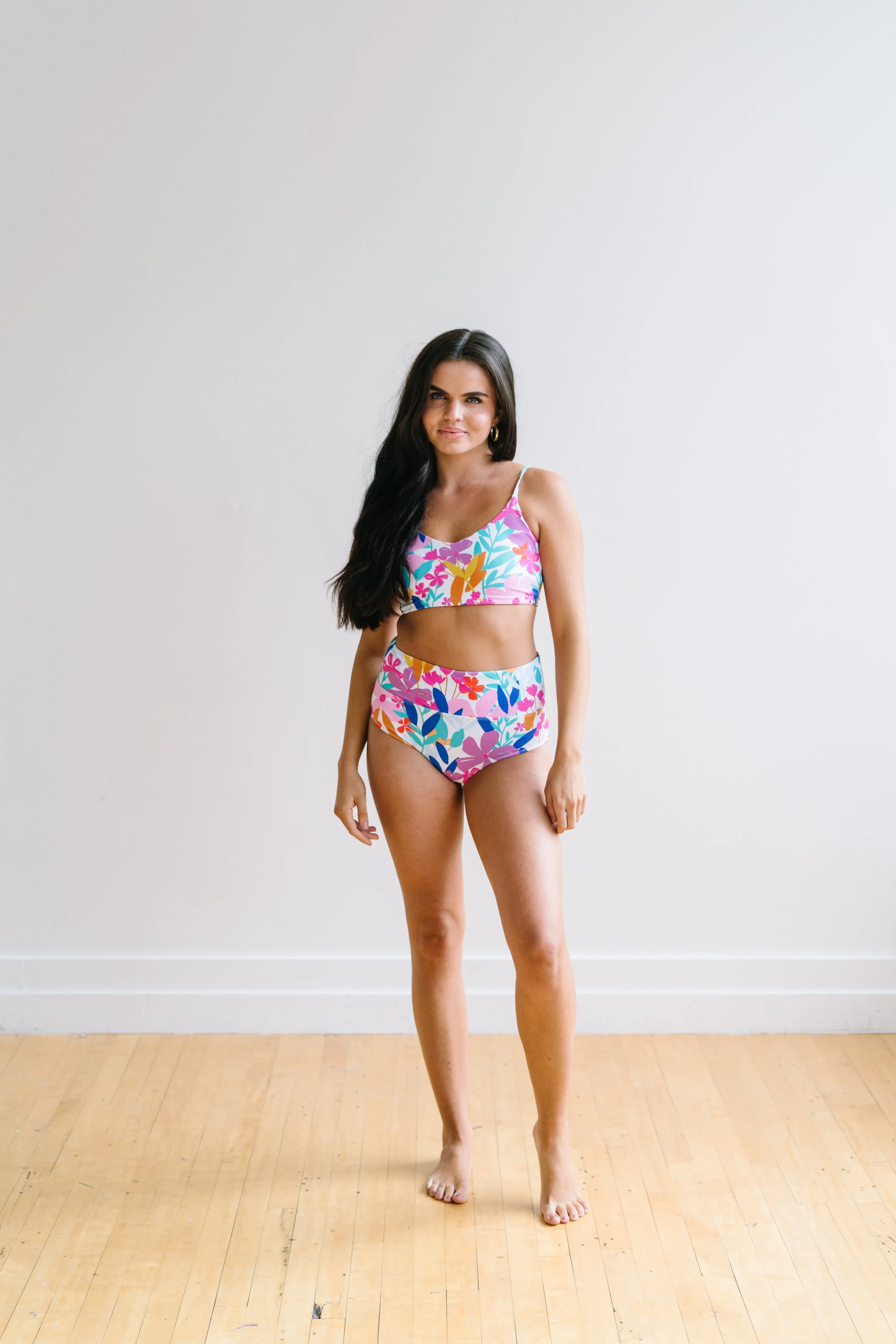 Sunkissed Bikini Top - Summer Floral sold by Maven Thread product image thumbnail 5