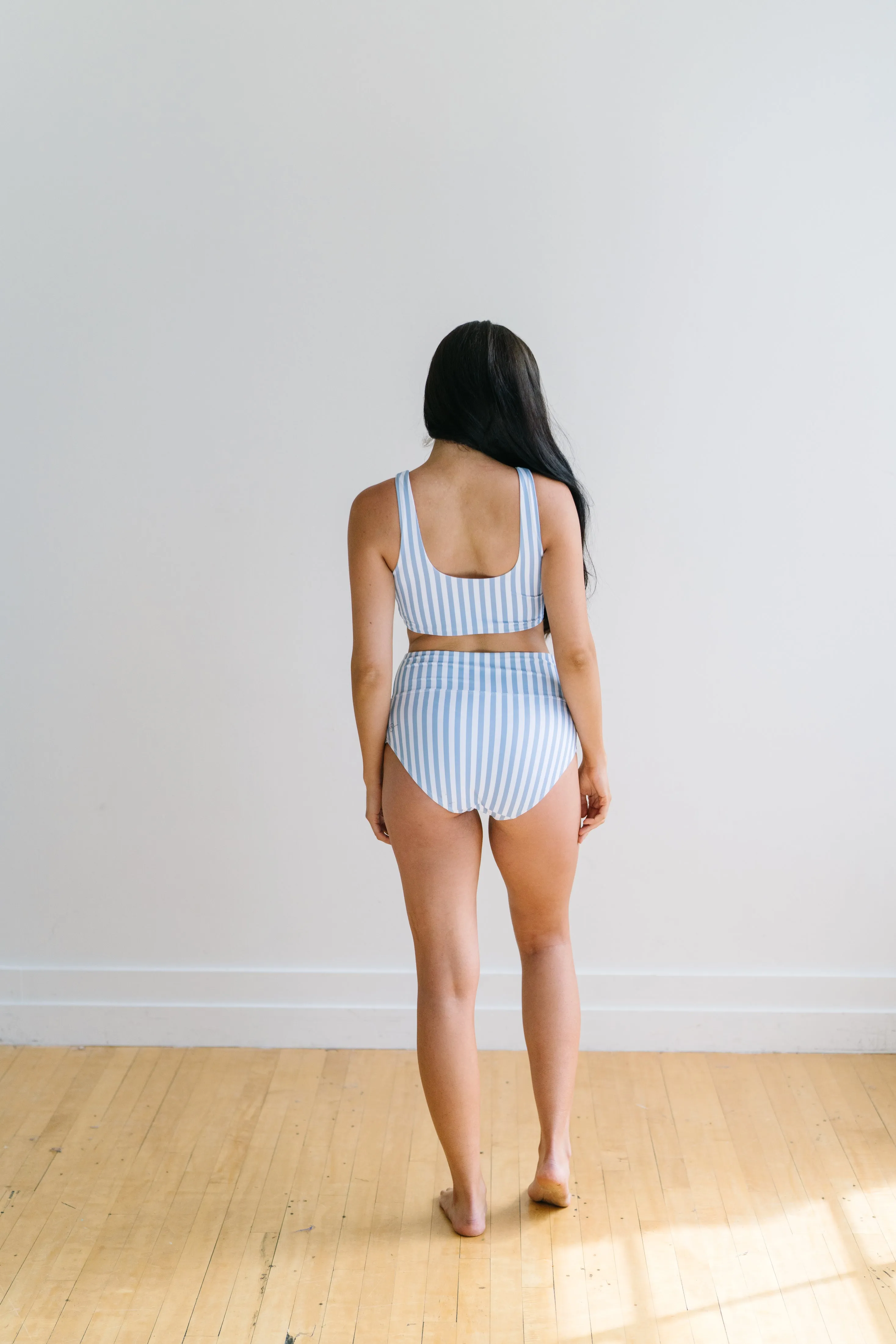 Oasis Bikini Top - Blue Stripe sold by Maven Thread product image thumbnail 5