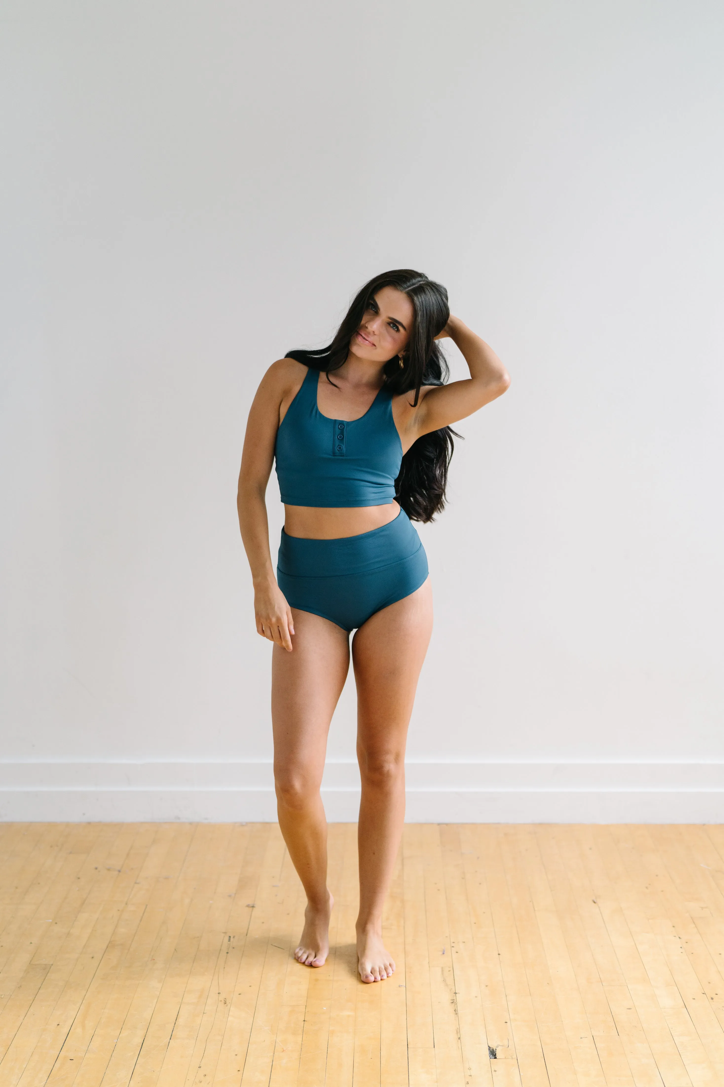 High Rise Bottoms - Teal (FINAL SALE) sold by Maven Thread product image thumbnail 3