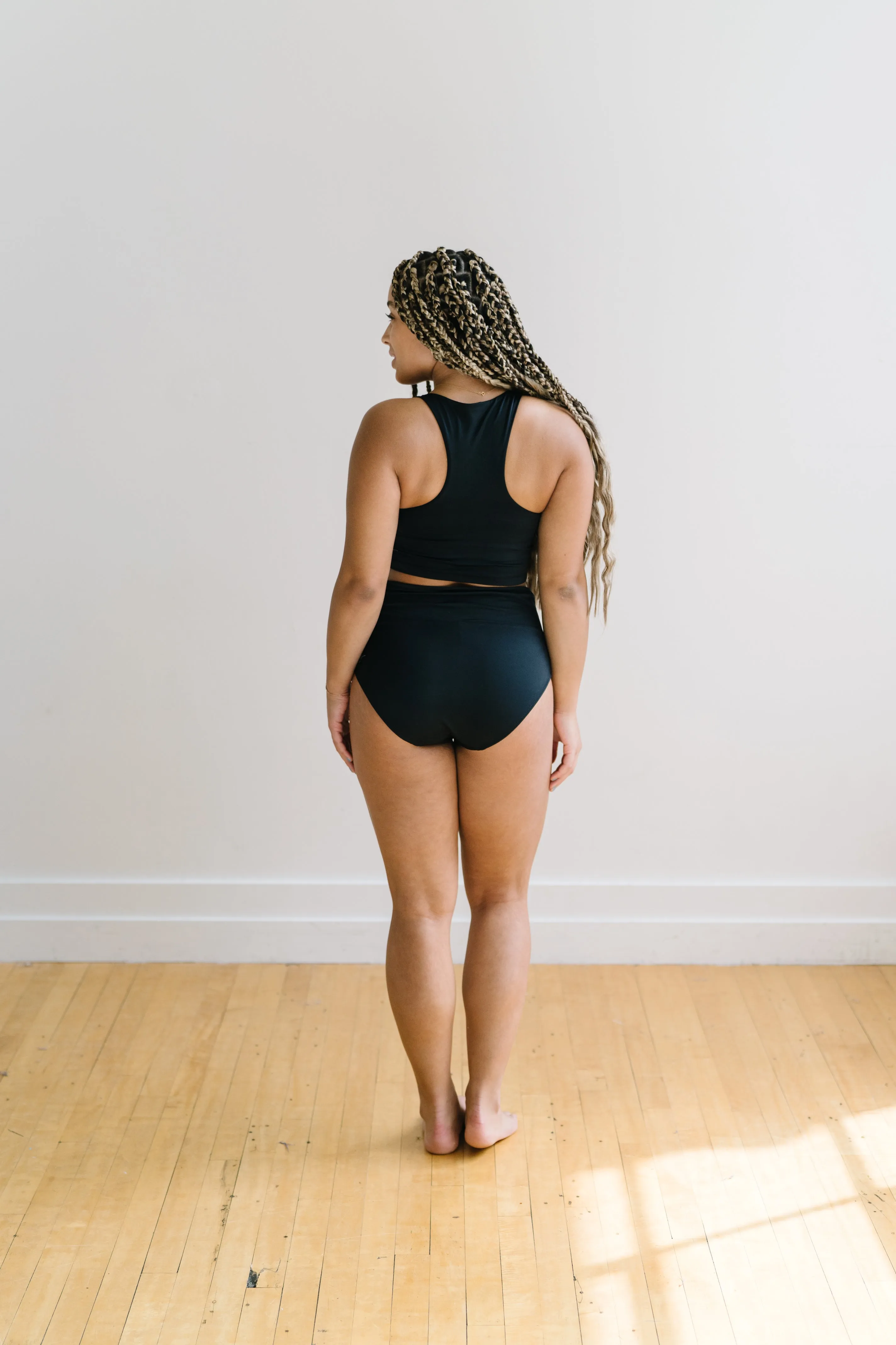 Henley Bikini Crop Top - Black (FINAL SALE) sold by Maven Thread product image thumbnail 4