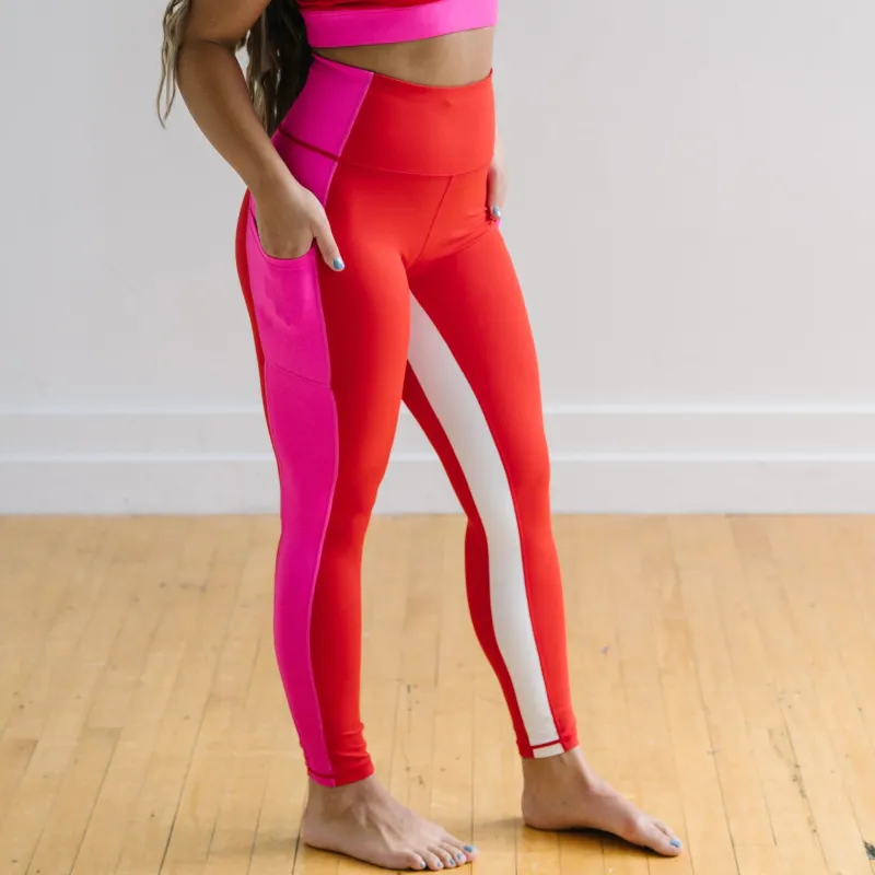 Inspire Leggings - Passion Pink | MT SPORT sold by Maven Thread