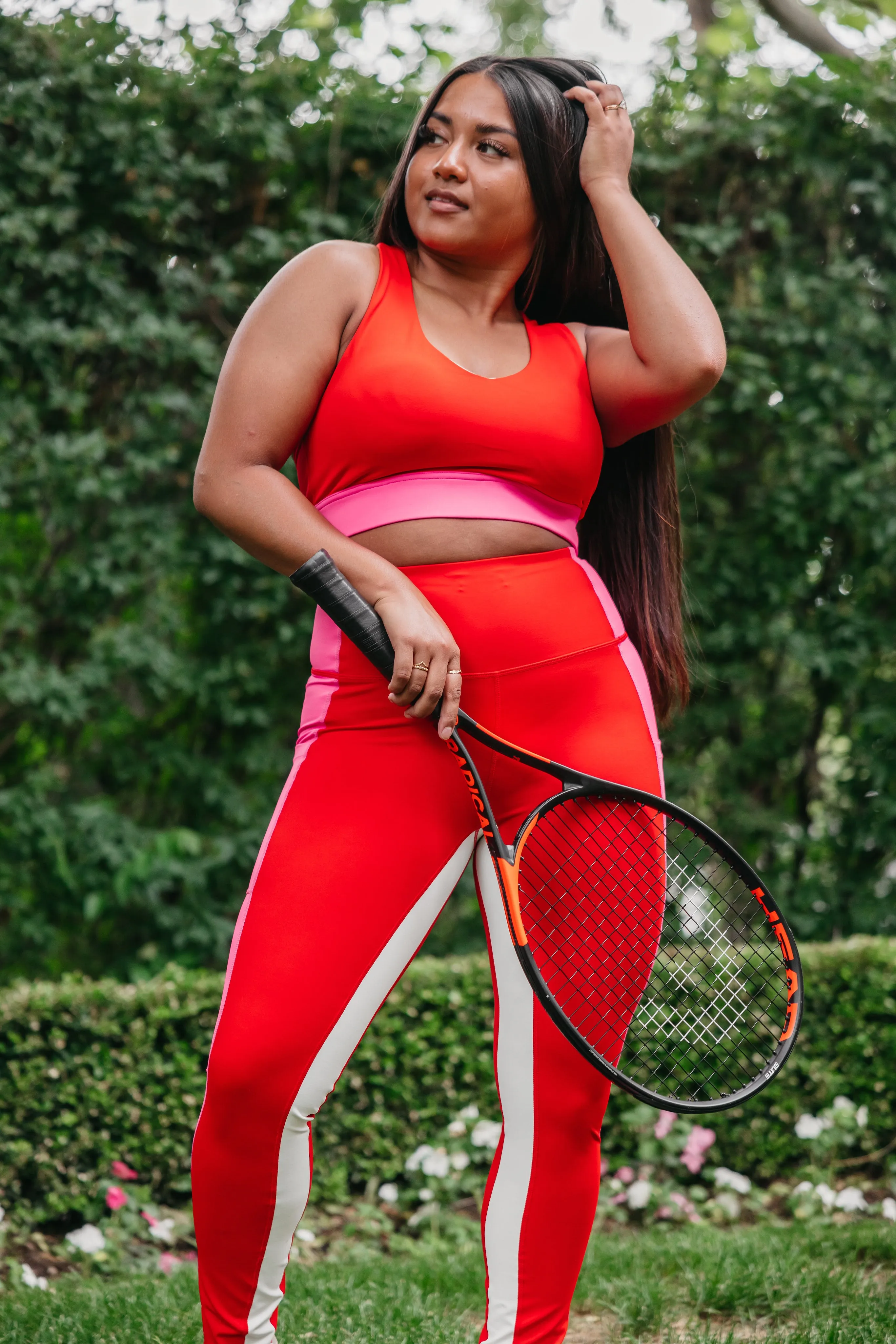 Criss Cross Sports Bra - Passion Pink | MT SPORT sold by Maven Thread product image thumbnail 4