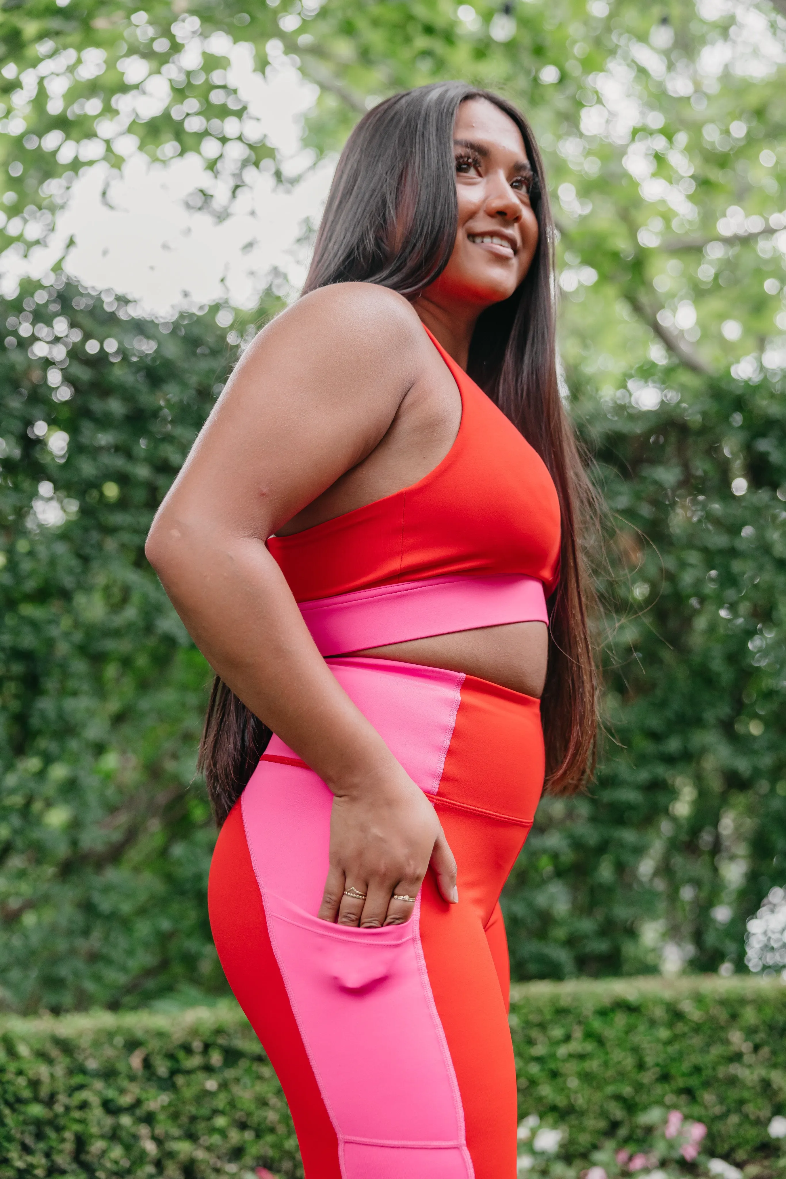 Criss Cross Sports Bra - Passion Pink | MT SPORT sold by Maven Thread product image thumbnail 5