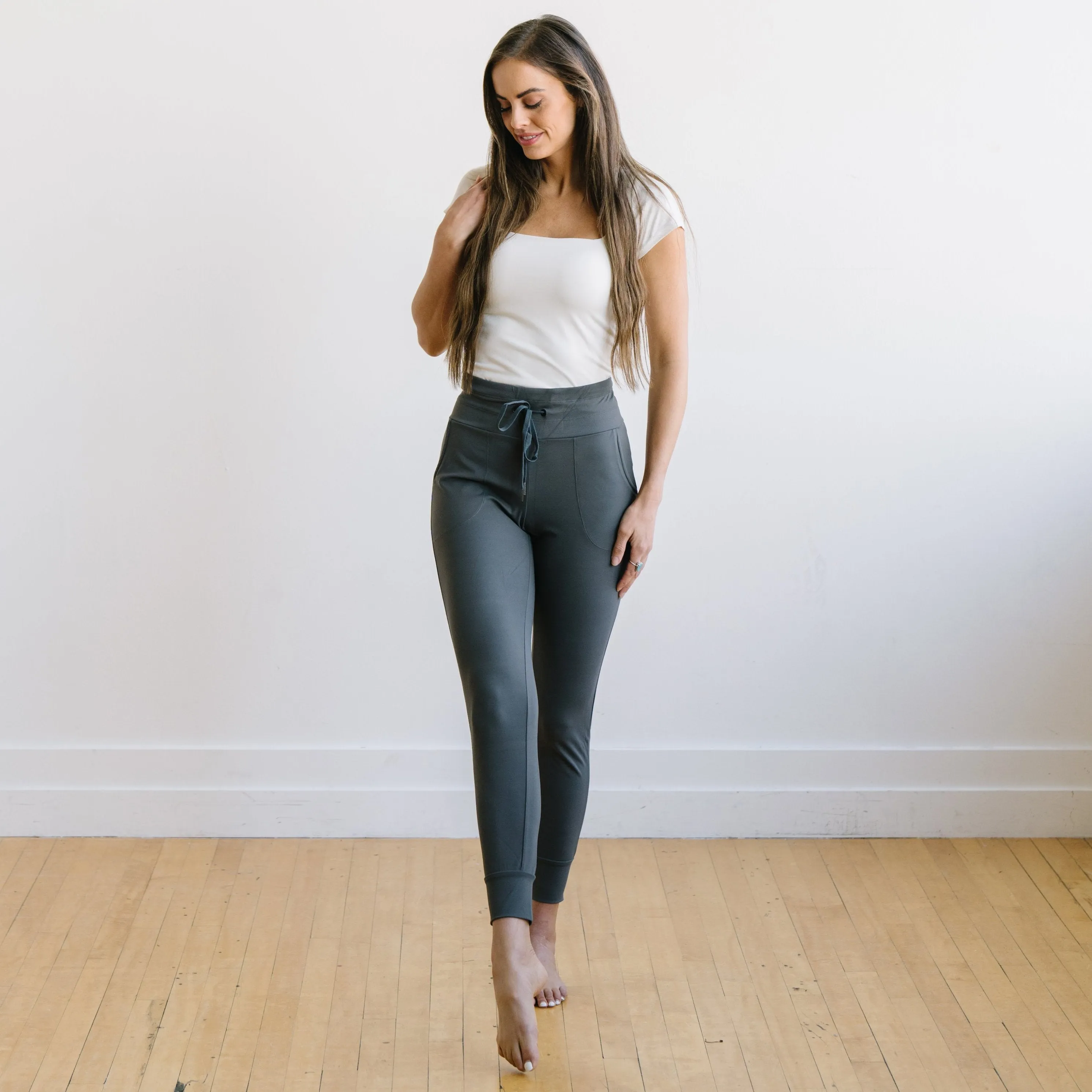 Warmup Joggers - Charcoal | MT LUXE sold by Maven Thread product image thumbnail 4