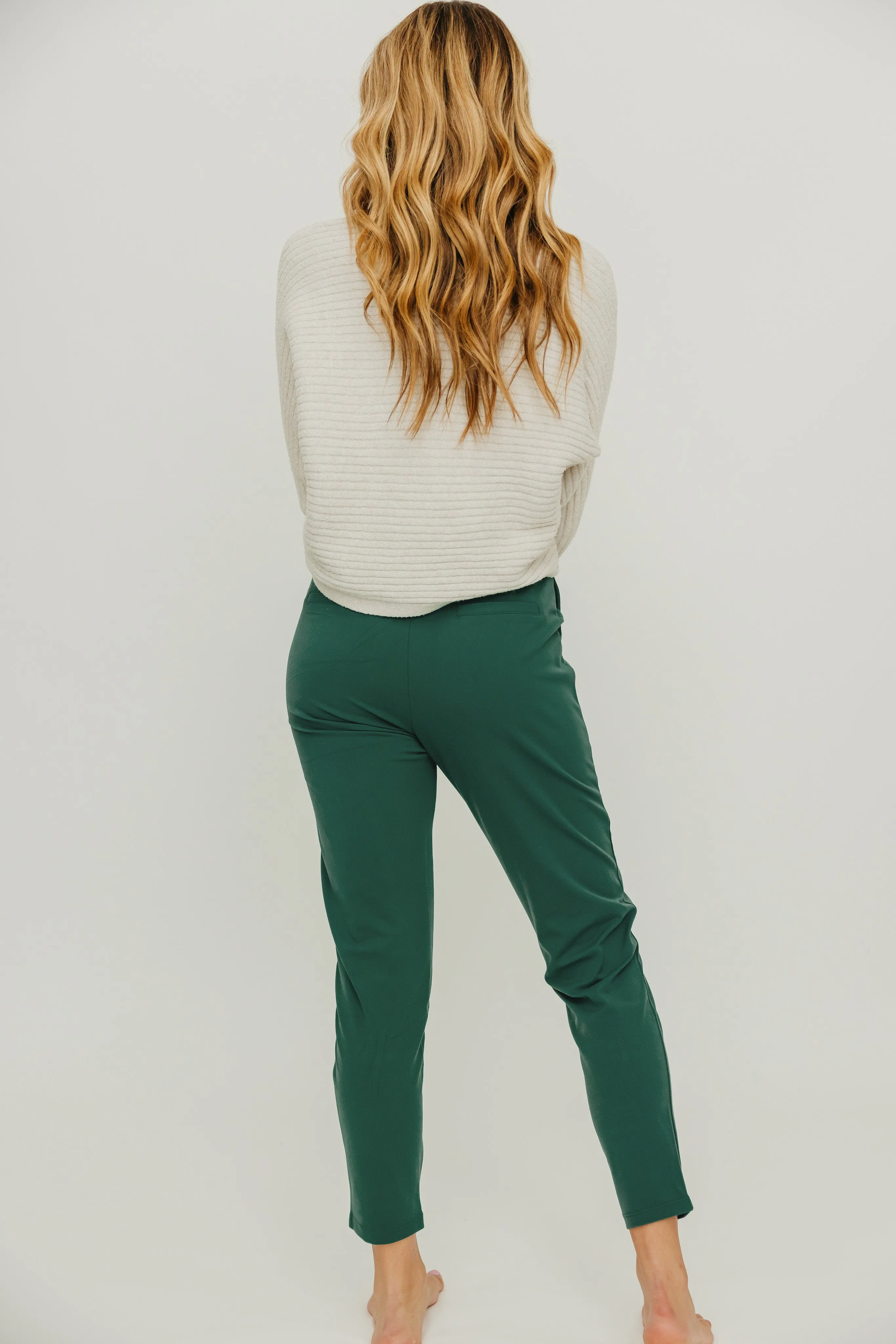Work Hard Play Hard Trousers - Forest Green | MT LUXE sold by Maven Thread product image thumbnail 2