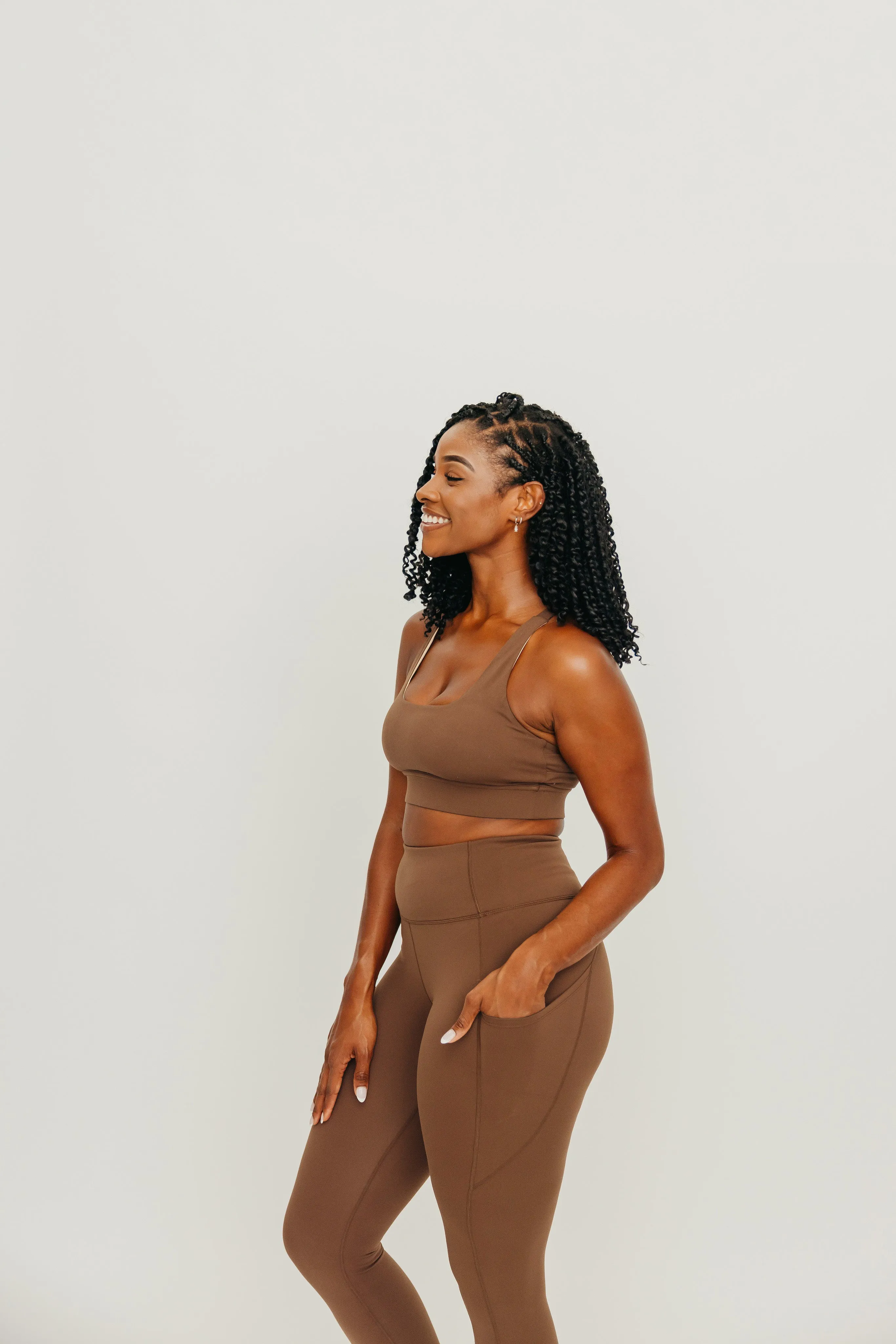 Fearless Sports Bra - Brown | MT LUXE sold by Maven Thread product image thumbnail 4