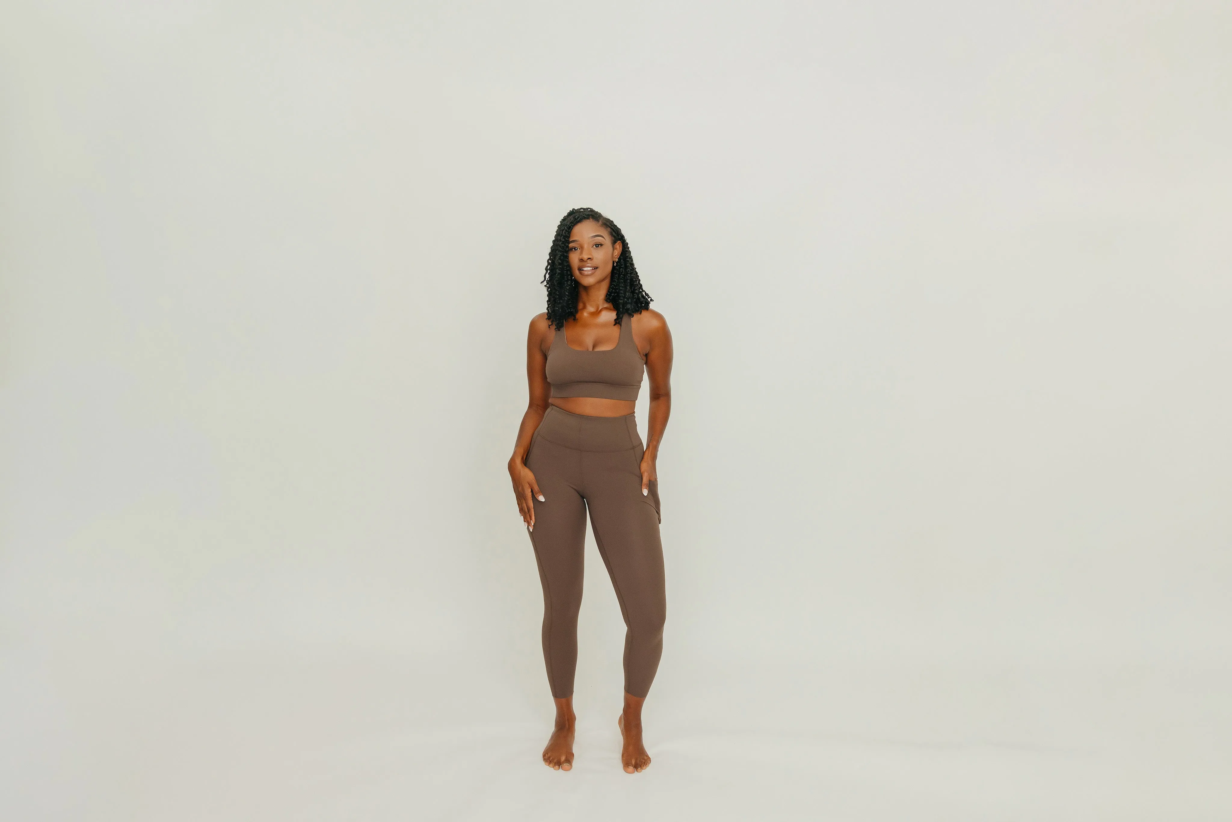 Focus Leggings - Brown | MT LUXE sold by Maven Thread product image thumbnail 5