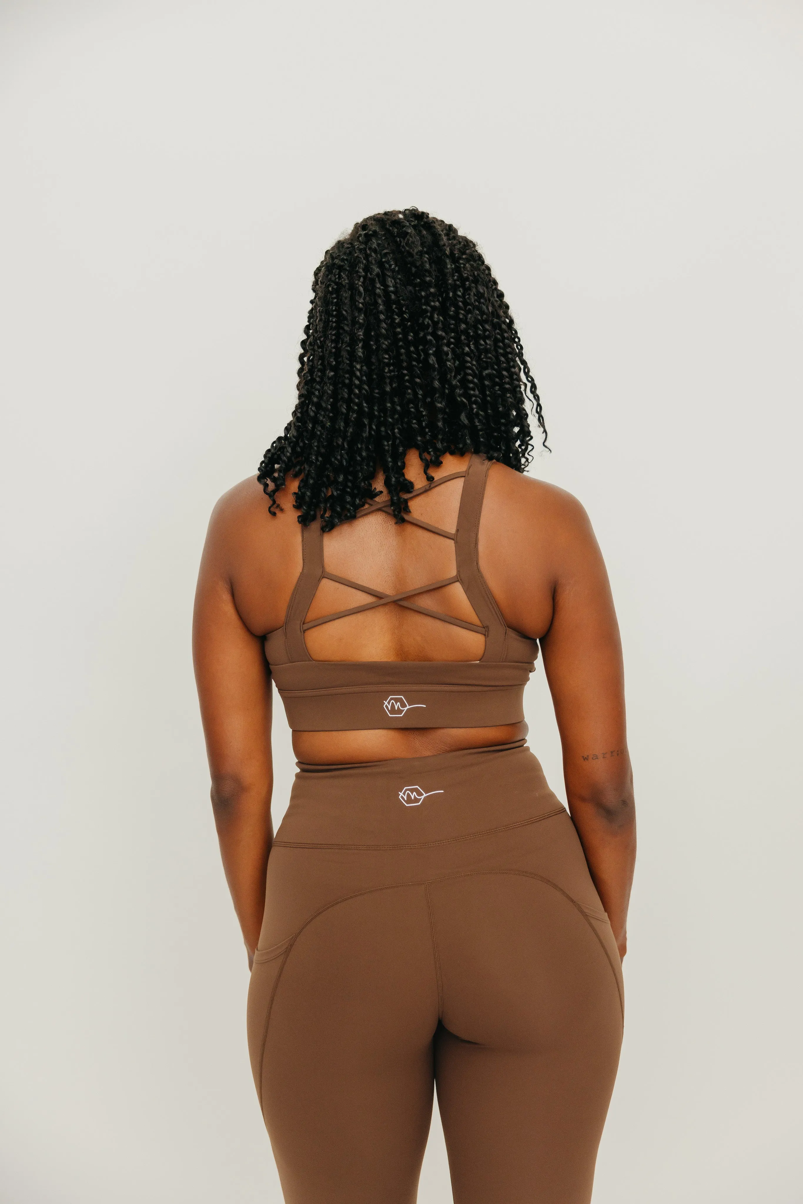 Focus Leggings - Brown | MT LUXE sold by Maven Thread product image thumbnail 4